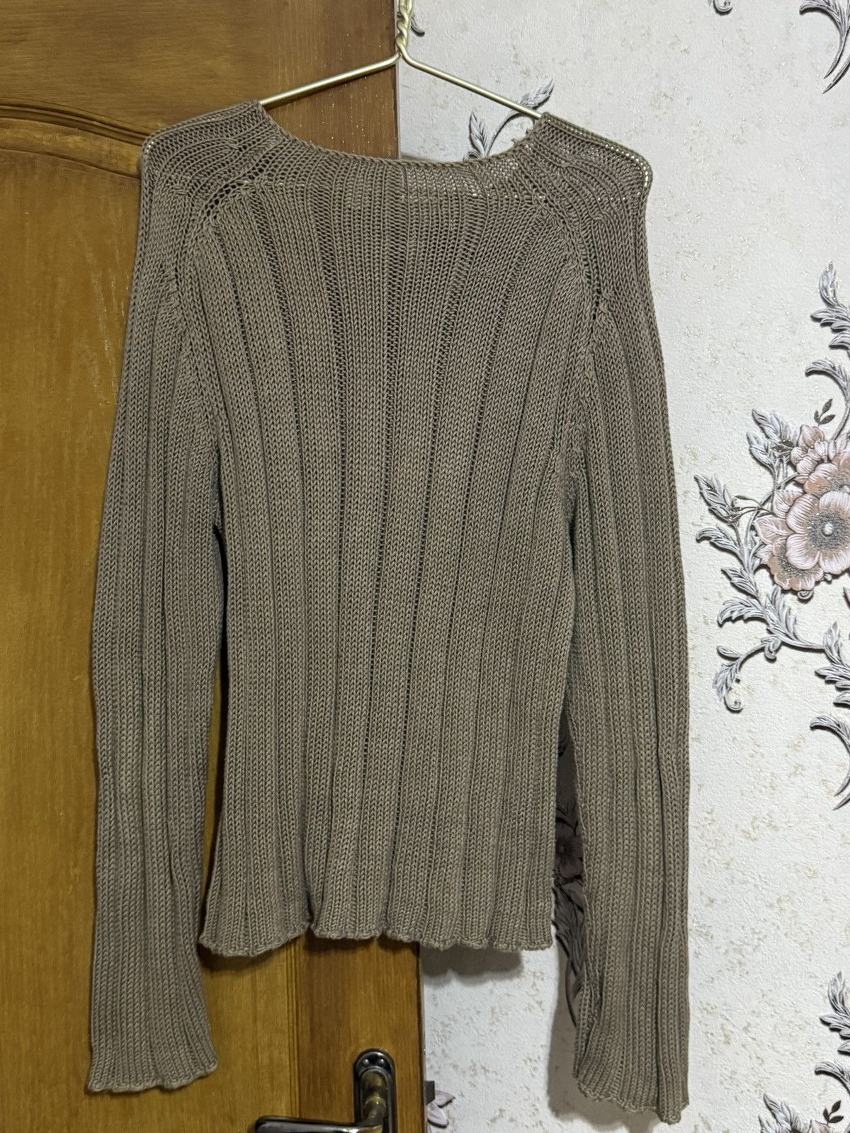 Gucci Archival Gucci Tom Ford 90s Ribbed Knit Heavy Cotton Sweater Size US L / EU 52-54 / 3 - 2 Thumbnail
