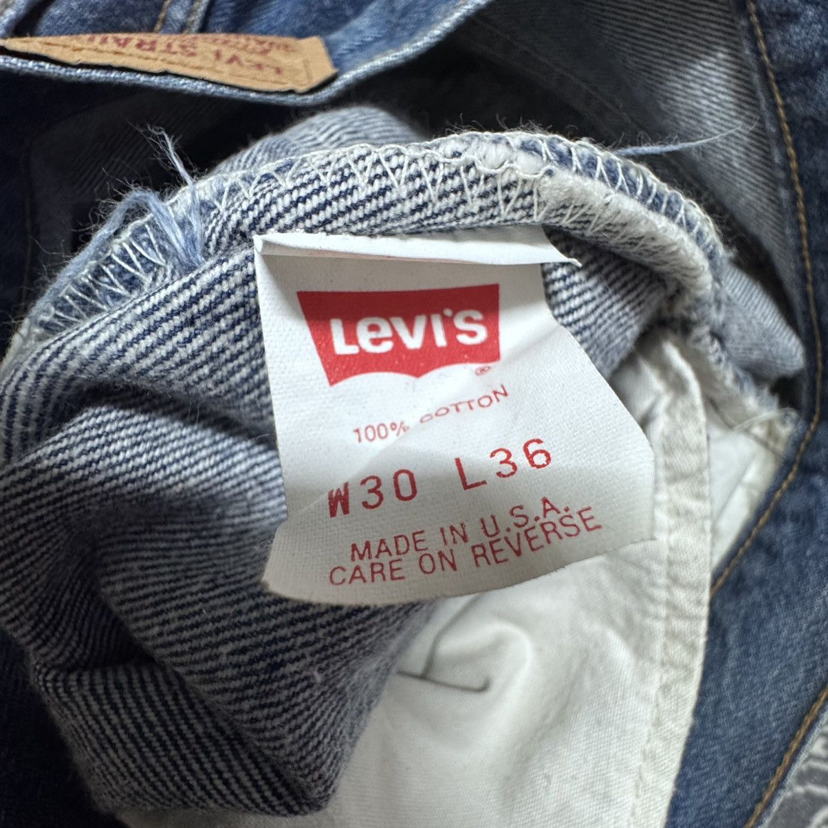 Levi's Vintage 90s Levis 501xx Dark Blue Denim Jeans Size US 29 - 19 Thumbnail