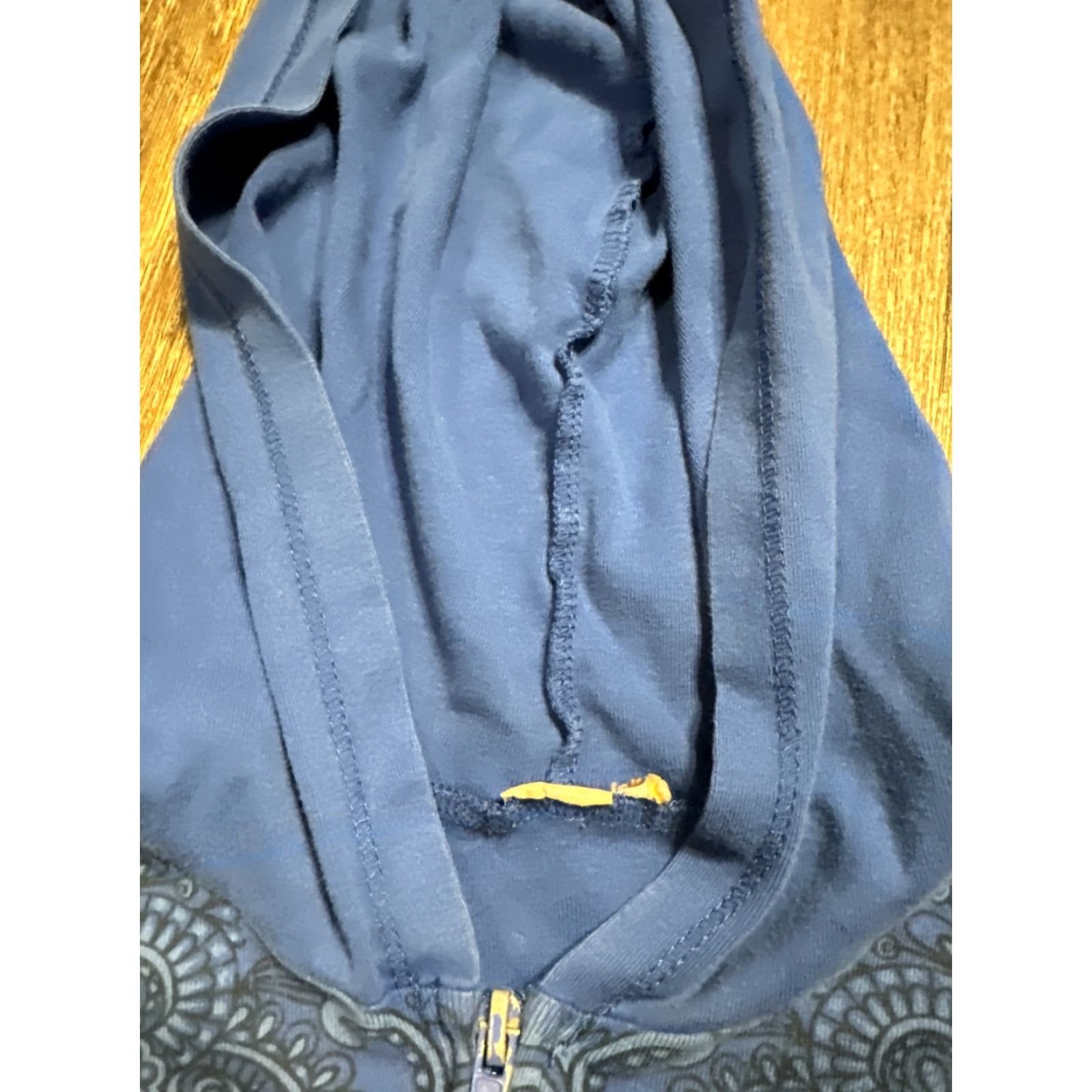 NCAA VINTAGE Florida Gators Bedazzled Paisley Full Zip Hoodie Sweatshirt Cyber Shirt Womens M Blue Zip Hoodie Size M / US 6-8 / IT 42-44 - 6 Thumbnail