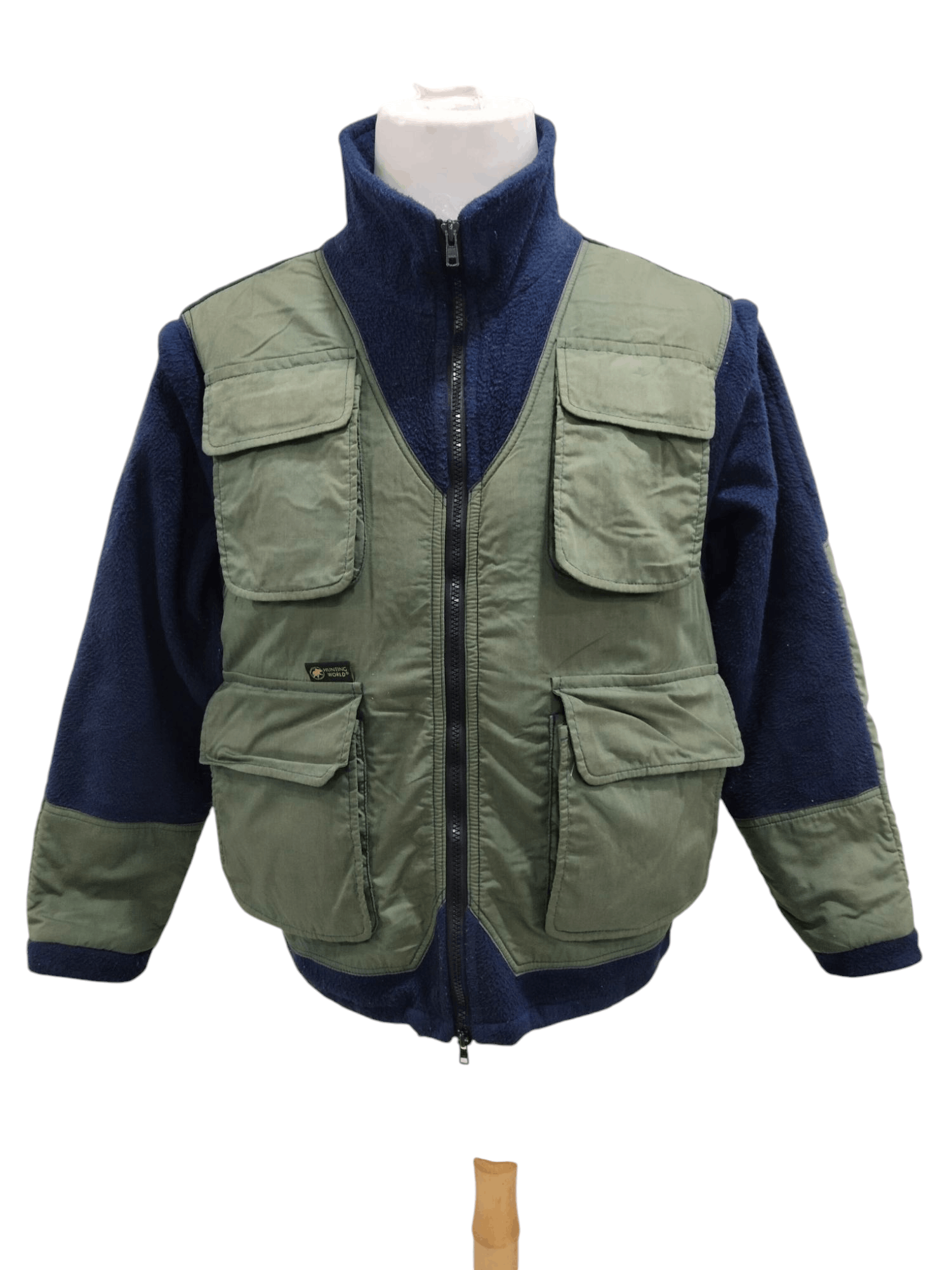Huntington × Vintage × Voodoo Tactical Vtg Hunting World Tactical Fleece Multipurpose Sleeve Jacket Size US L / EU 52-54 / 3 - 1 Thumbnail