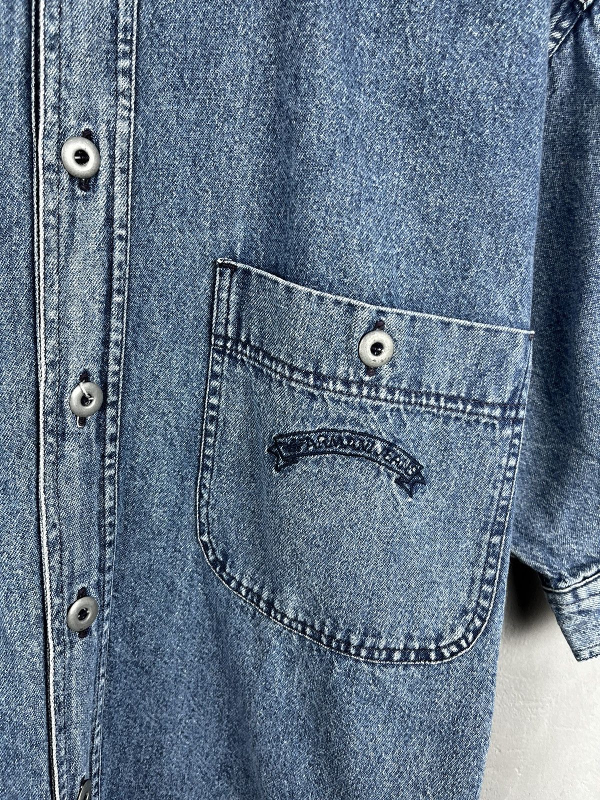Armani × Armani Collezioni × Giorgio Armani Armani Jeans shirt denim vintage 90s Size US M / EU 48-50 / 2 - 2 Thumbnail
