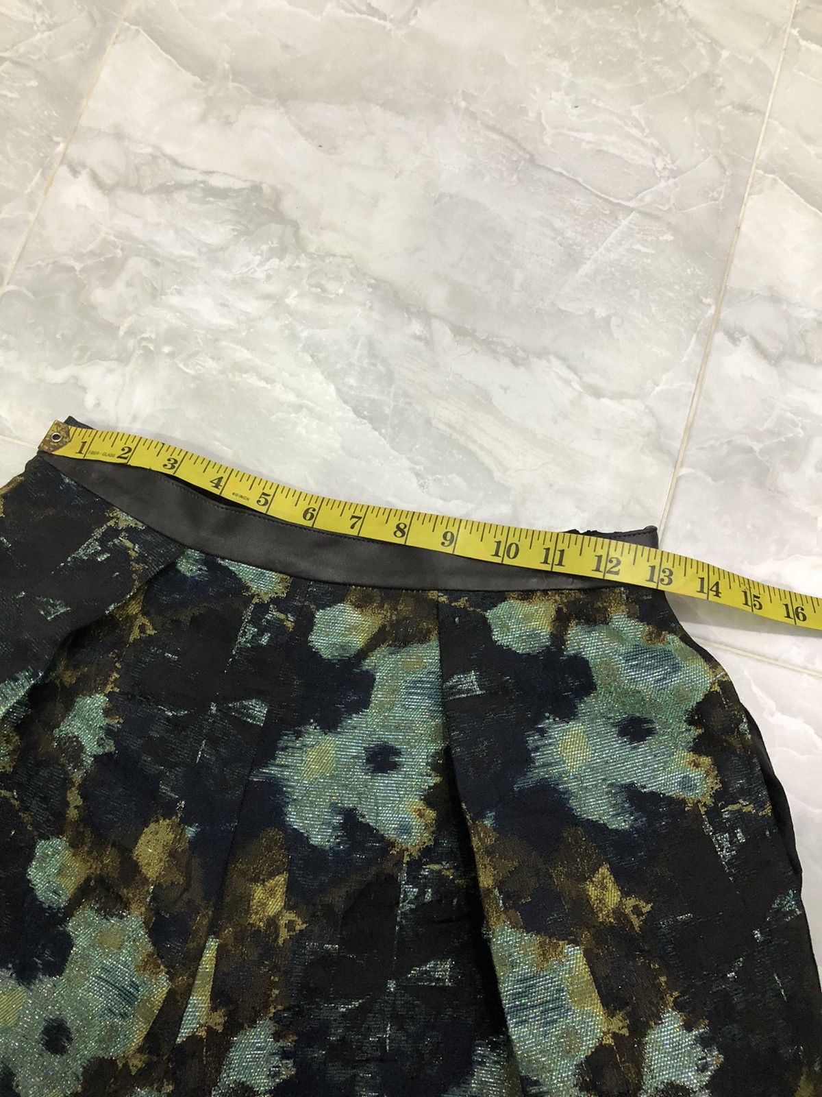 Yohji Yamamoto Rosier Japan Jacquard Wide Pants French Fabric Size 28" / US 6 / IT 42 - 13 Thumbnail