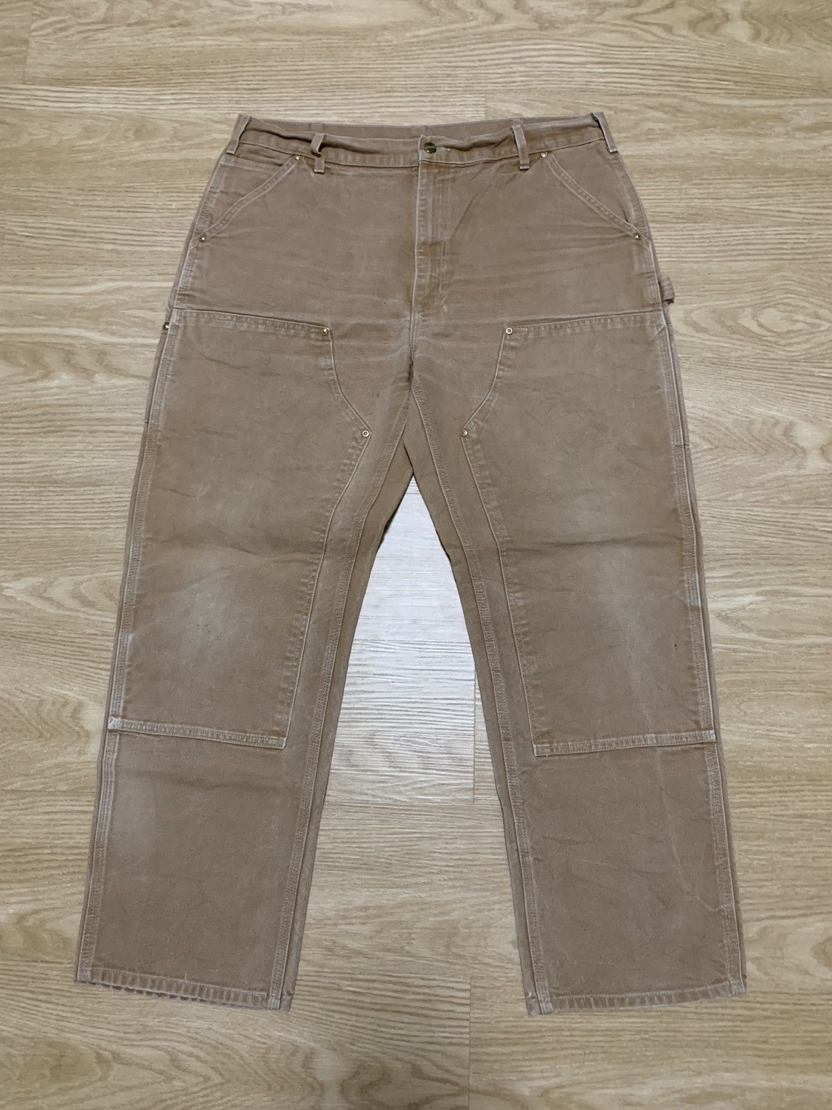 Carhartt Carhartt Double Knee Distressed Size US 36 / EU 52 - 1 Thumbnail