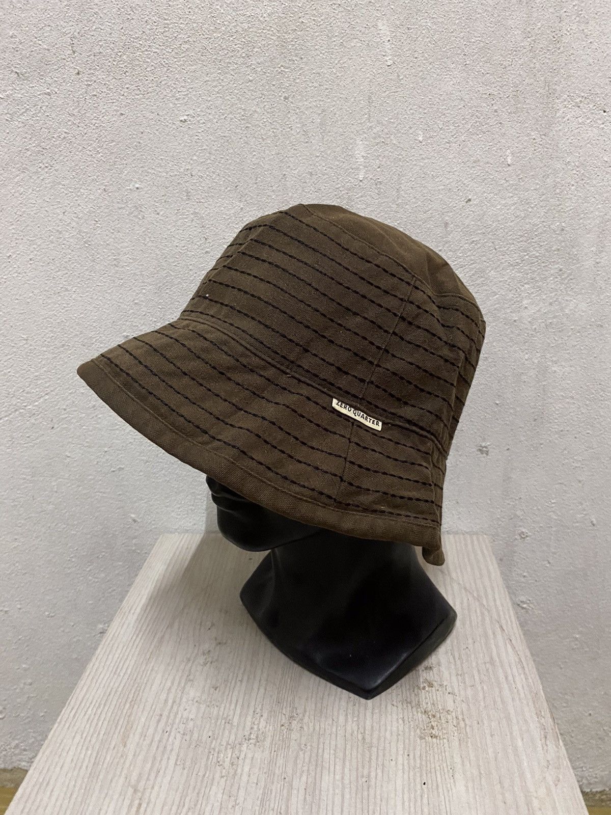 Japanese Brand Japanese Brand Plain Bucket Hat Size ONE SIZE - 3 Thumbnail