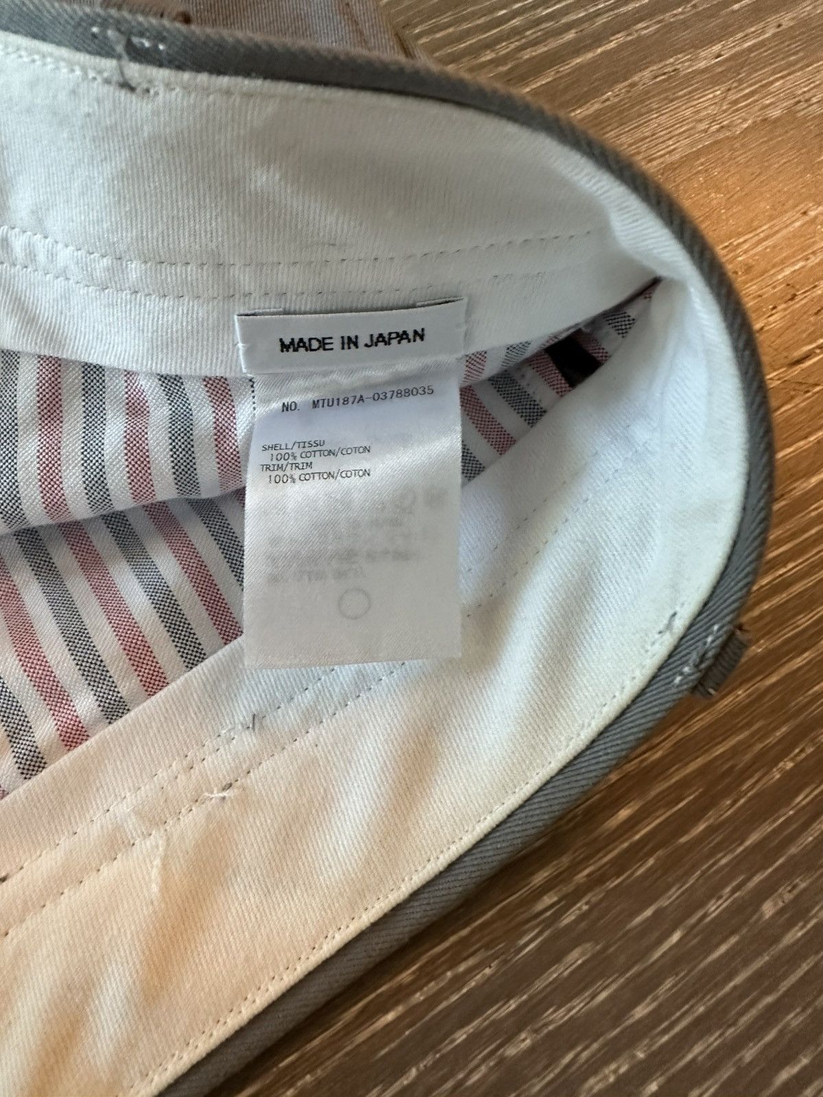 Thom Browne Gray Cotton Trousers Size US 30 / EU 46 - 5 Thumbnail