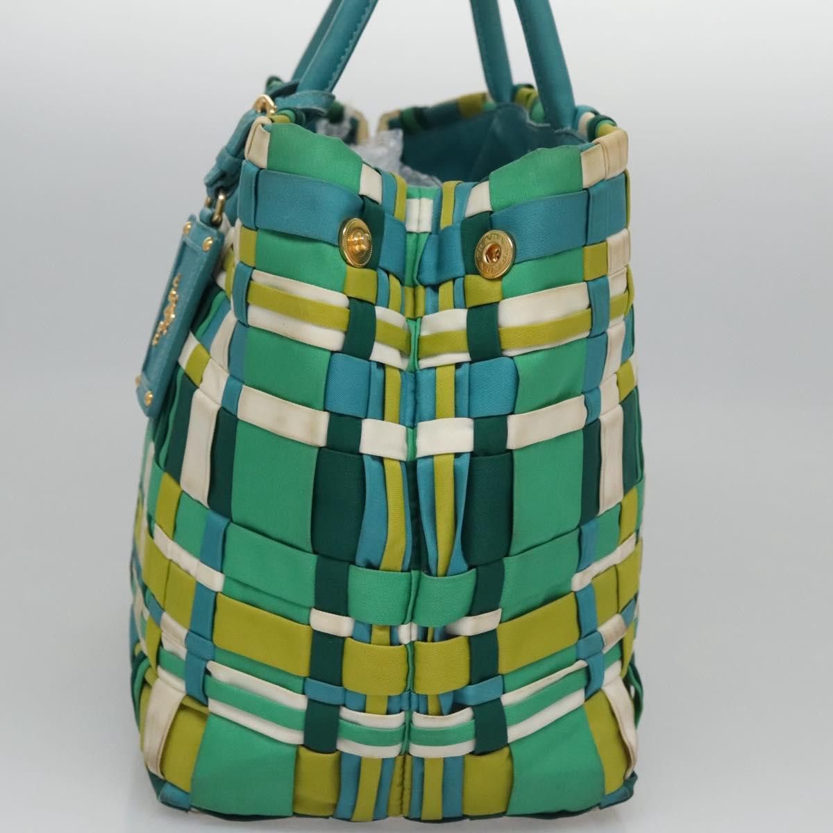 Prada PRADA Hand Bag Nylon Green Size ONE SIZE - 5 Thumbnail