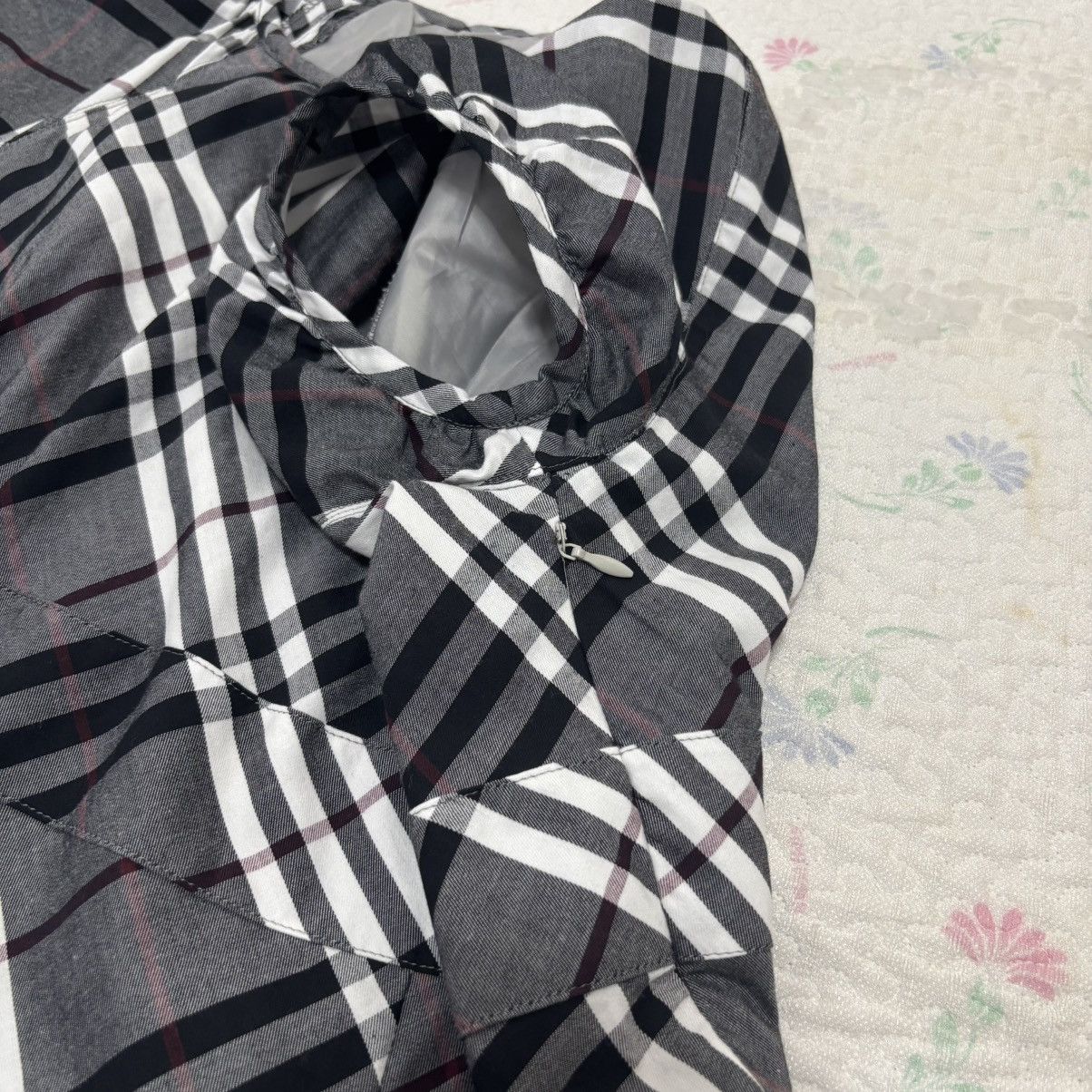 Burberry Burberry Blue Label Grey Check Dress Size XS / US 0-2 / IT 36-38 - 4 Thumbnail