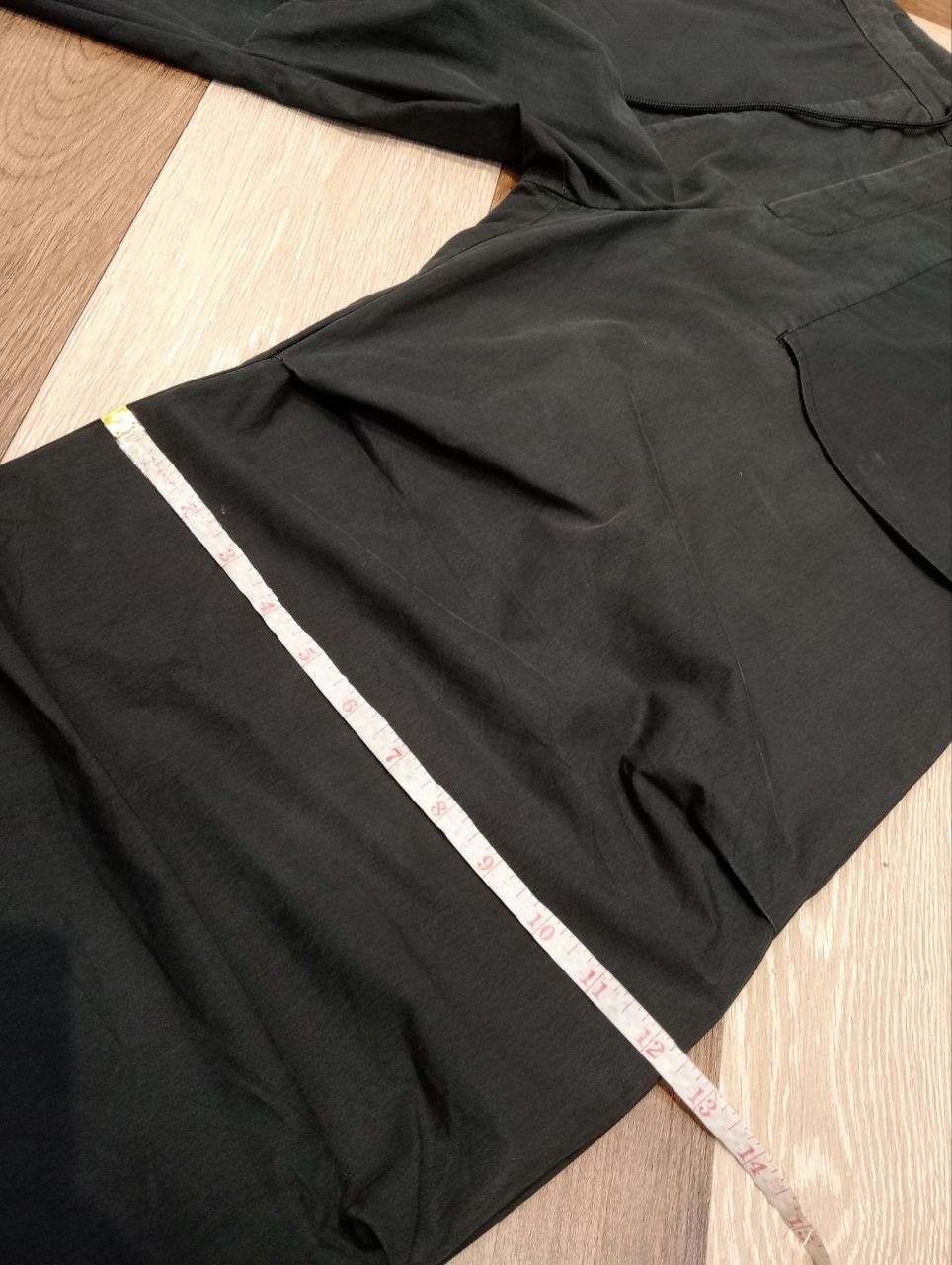 Attachment JAPANESE ATTACHMENT FEMMENT FADED BLACK WIDE BAGGY PANTS Size US 33 - 18 Thumbnail