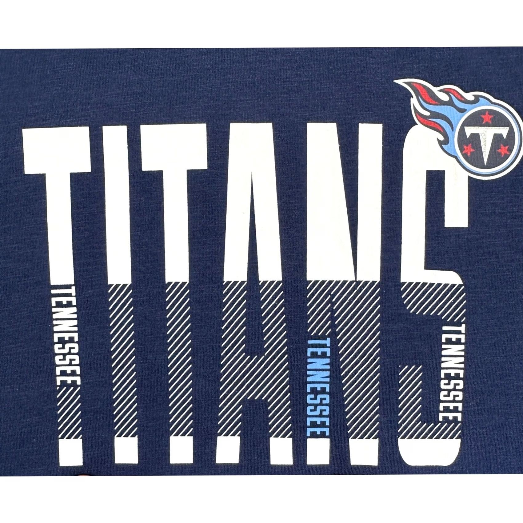 NFL Tennessee Titans T-Shirt Football Tee Mens XL Blue Graphic Crewneck NFL MSX NEW Size US XL / EU 56 / 4 - 5 Thumbnail