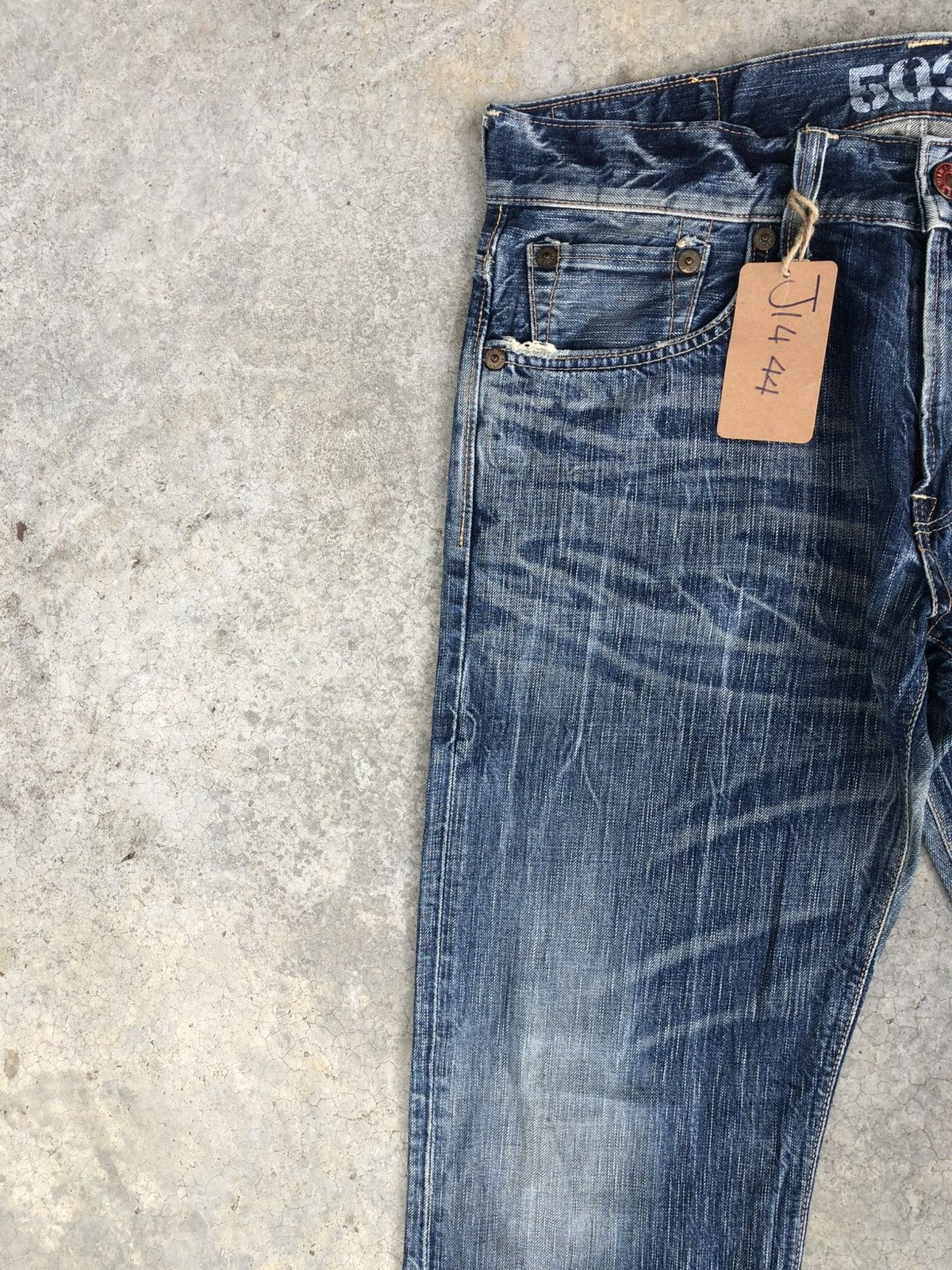 If Six Was Nine Japanese Edwin Flared Jeans Distressed Jeans Size US 34 / EU 50 - 4 Thumbnail