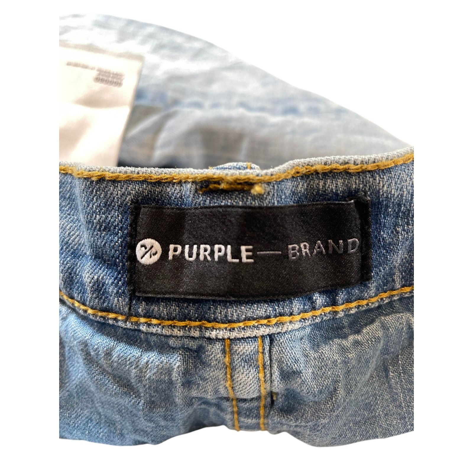 Purple Brand Purple Brand Light Wash Knee Rip Jeans Size US 32 / EU 48 - 3 Thumbnail