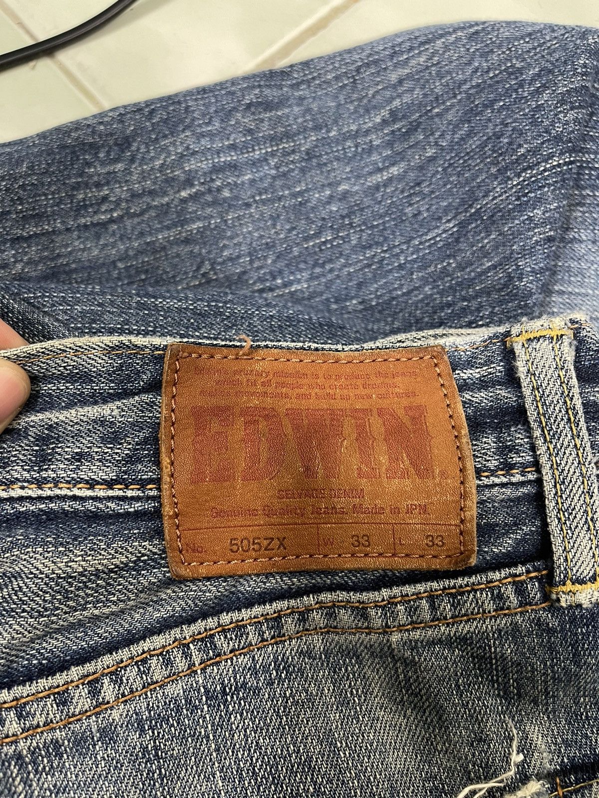 Edwin Vintage Edwin 505ZX Selvedge Denim Size US 34 / EU 50 - 16 Thumbnail
