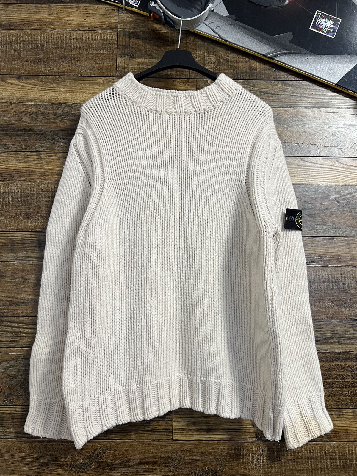 Stone Island STONE ISLAND Vintage Wool Knit Sweater Crew Neck Size US XL / EU 56 / 4 - 1 Thumbnail