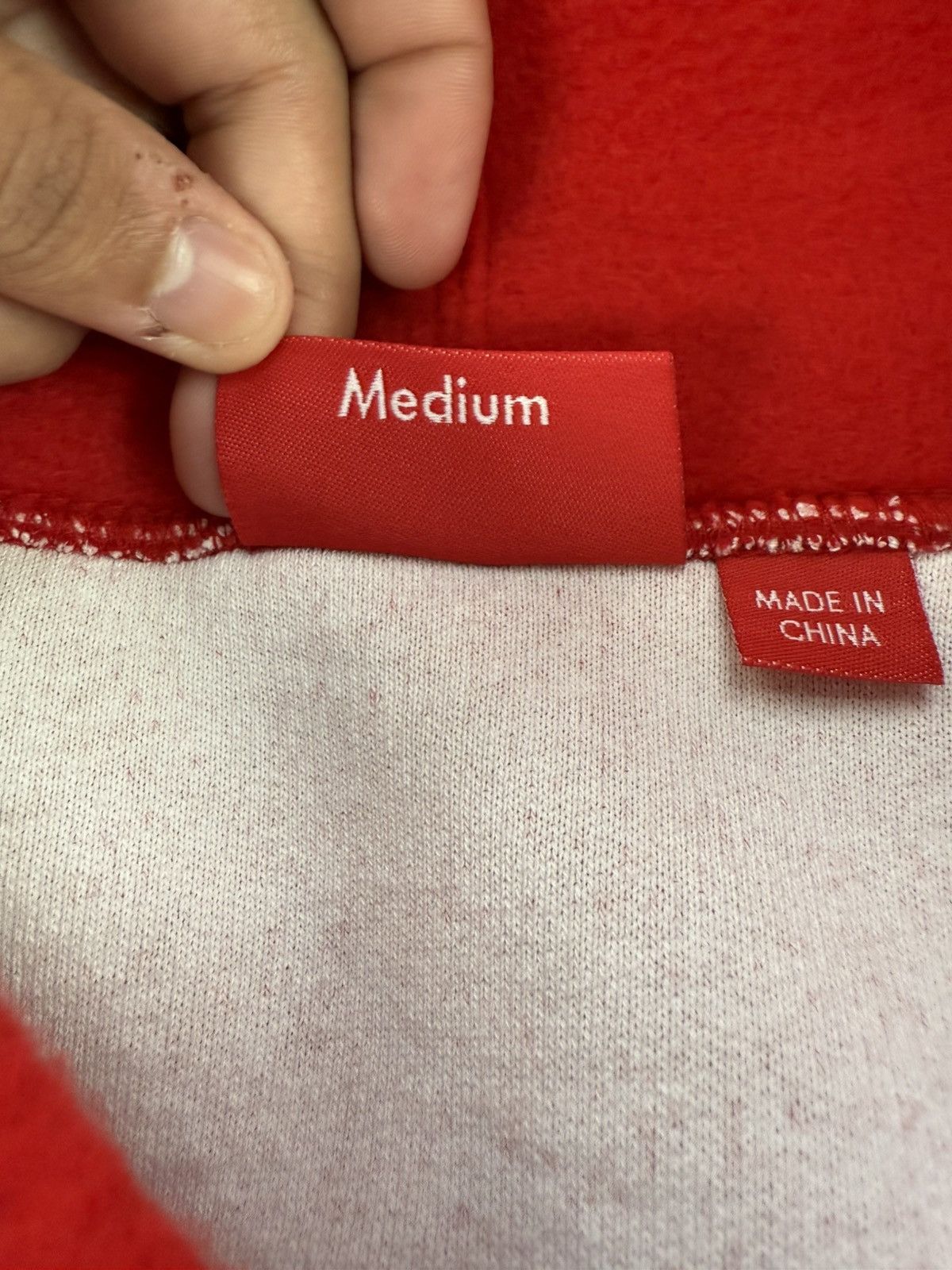 Supreme Supreme "Inside Out" Box Logo Hooded Sweatshirt / RED Size US M / EU 48-50 / 2 - 4 Thumbnail