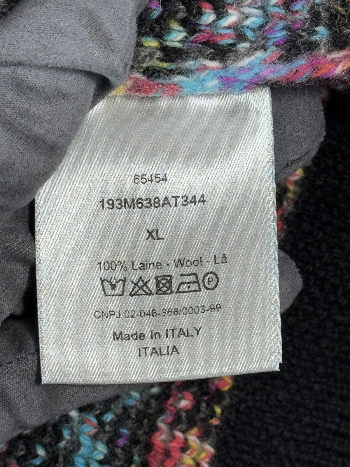 Dior LOGO PRINT KNIT JUMPER Size US XL / EU 56 / 4 - 7 Thumbnail