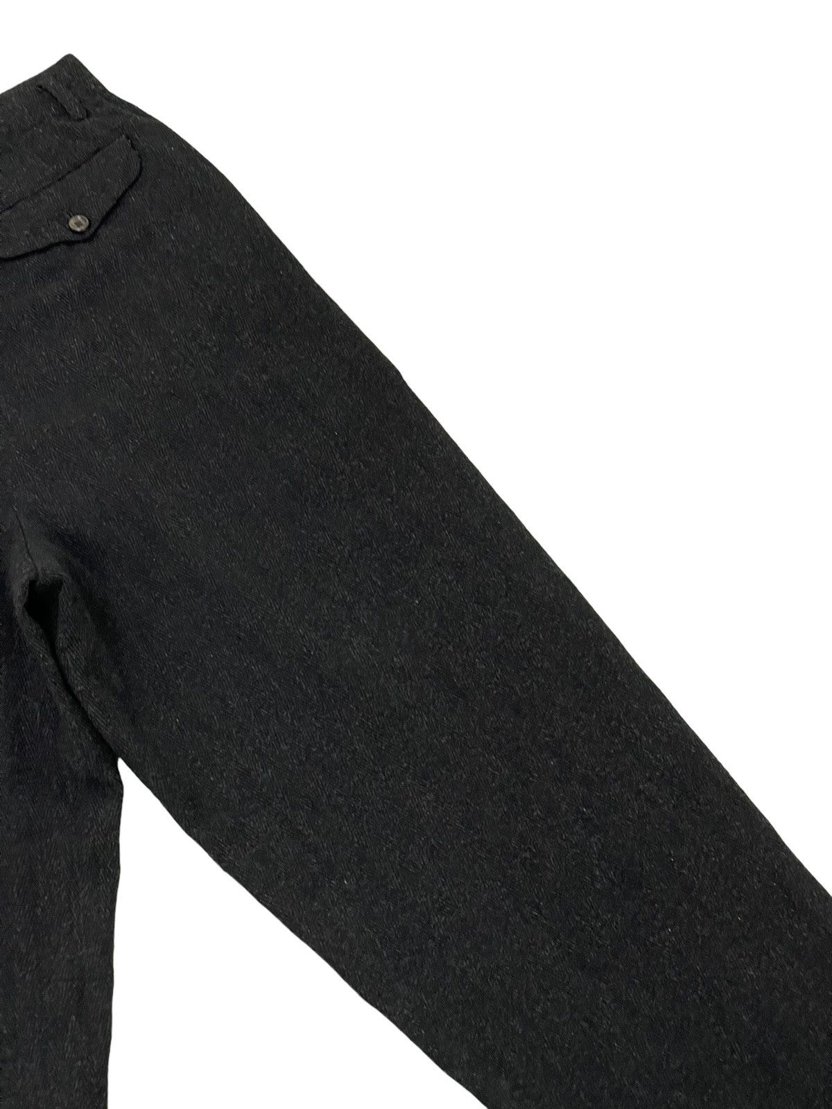 Comme des Garcons Vtg 90s CDGH Herringbones Wide Wool Trouser Tapered 6🟦5 Size US 29 - 18 Thumbnail