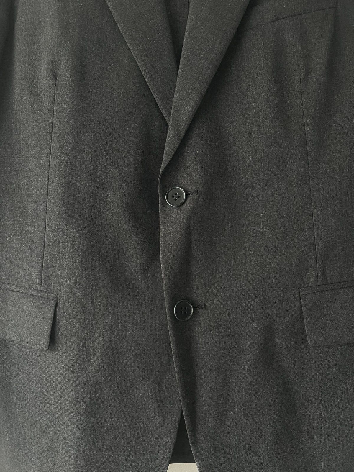 Prada Prada Men’s Grey Wool Mohair Blend Two-Button Suit Size 50R - 2 Thumbnail