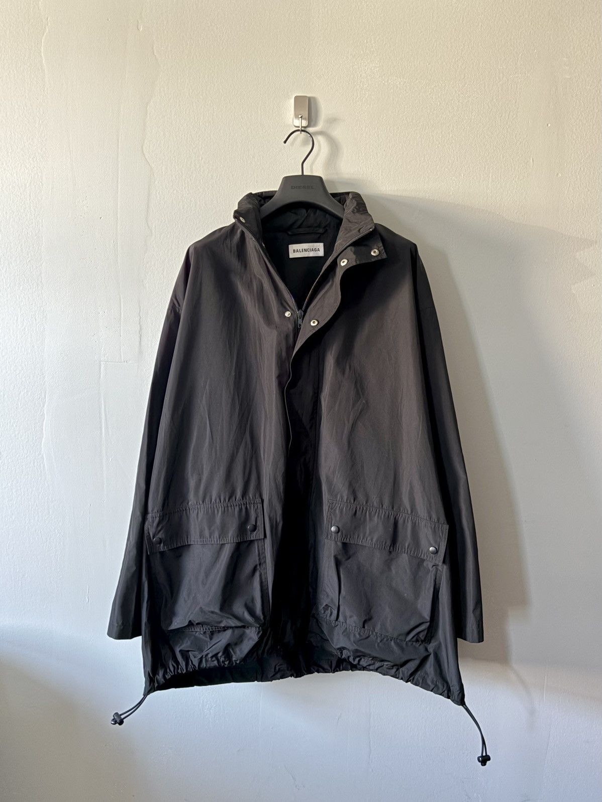 Balenciaga Balenciaga Nylon Windbreaker Jacket Size US S / EU 44-46 / 1 - 1 Thumbnail