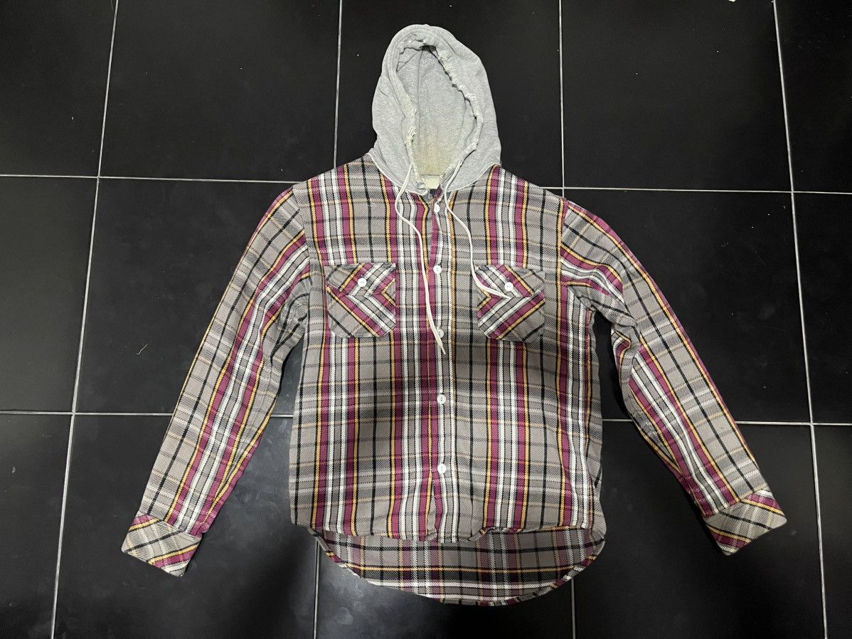 Number (N)ine Number (N)ine Hybrid Plaid Flannel Size US M / EU 48-50 / 2 - 1 Thumbnail