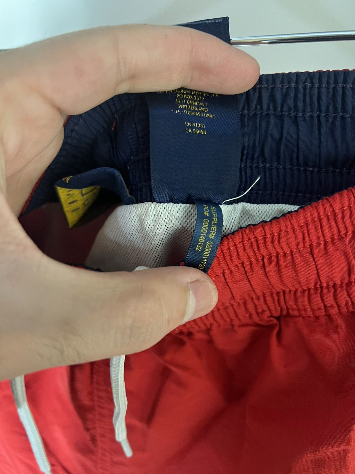 Polo Ralph Lauren × Vintage VERY RARE POLO RALPH LAUREN NYLON DESIGNER SHORTS Y2K 90s Size US 34 / EU 50 - 8 Thumbnail