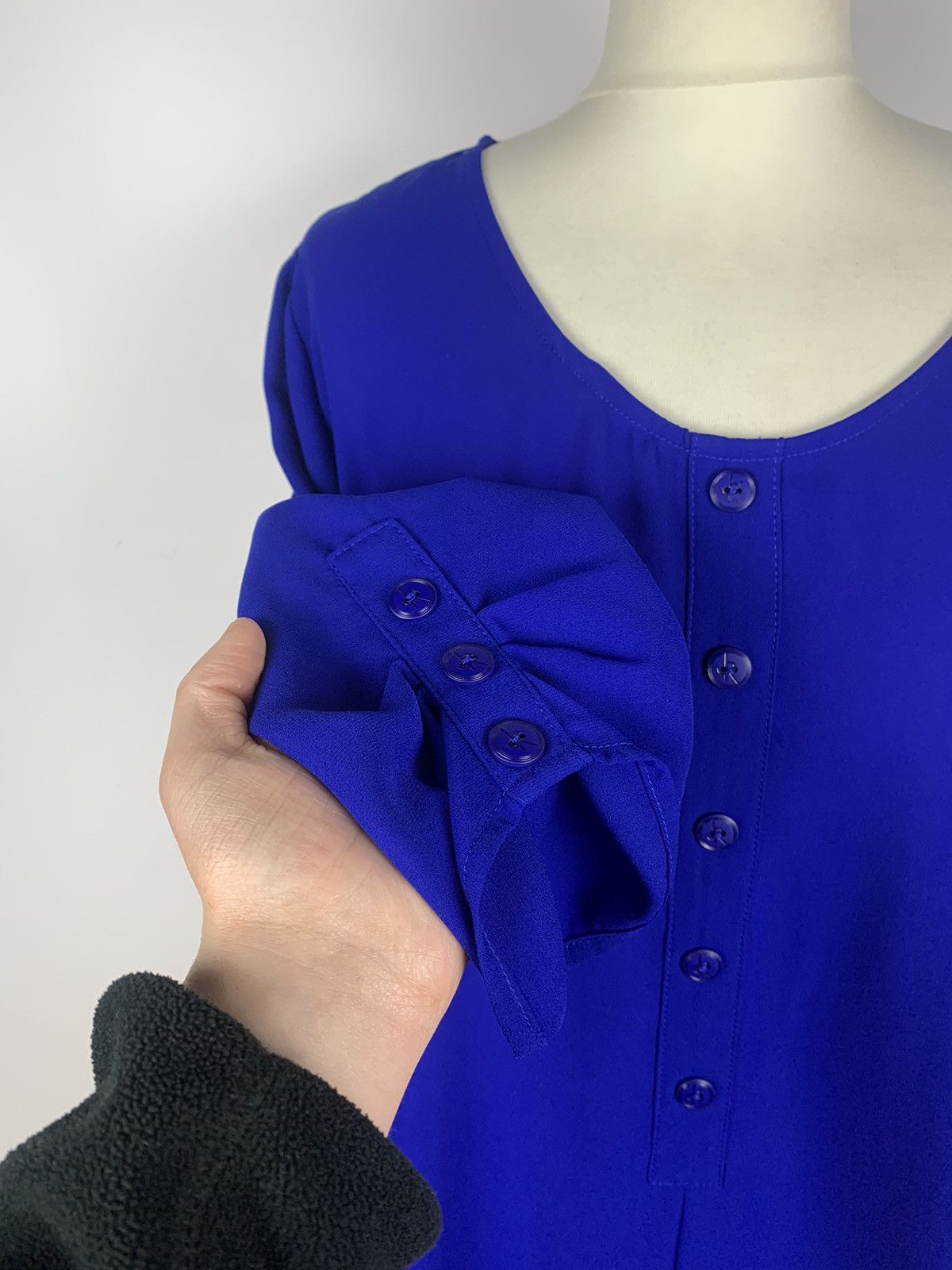 Joseph Ribkoff Joseph Ribkoff Buttons Blouse Shirt Women’s Size 10 Blue Size L / US 10 / IT 46 - 4 Thumbnail