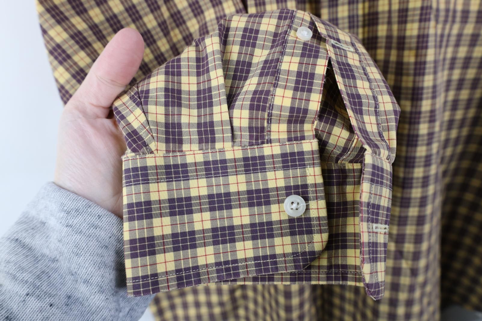 Lands' End Vintage 90s Lands End Collared Button Down Shirt Plaid Size US XL / EU 56 / 4 - 5 Thumbnail