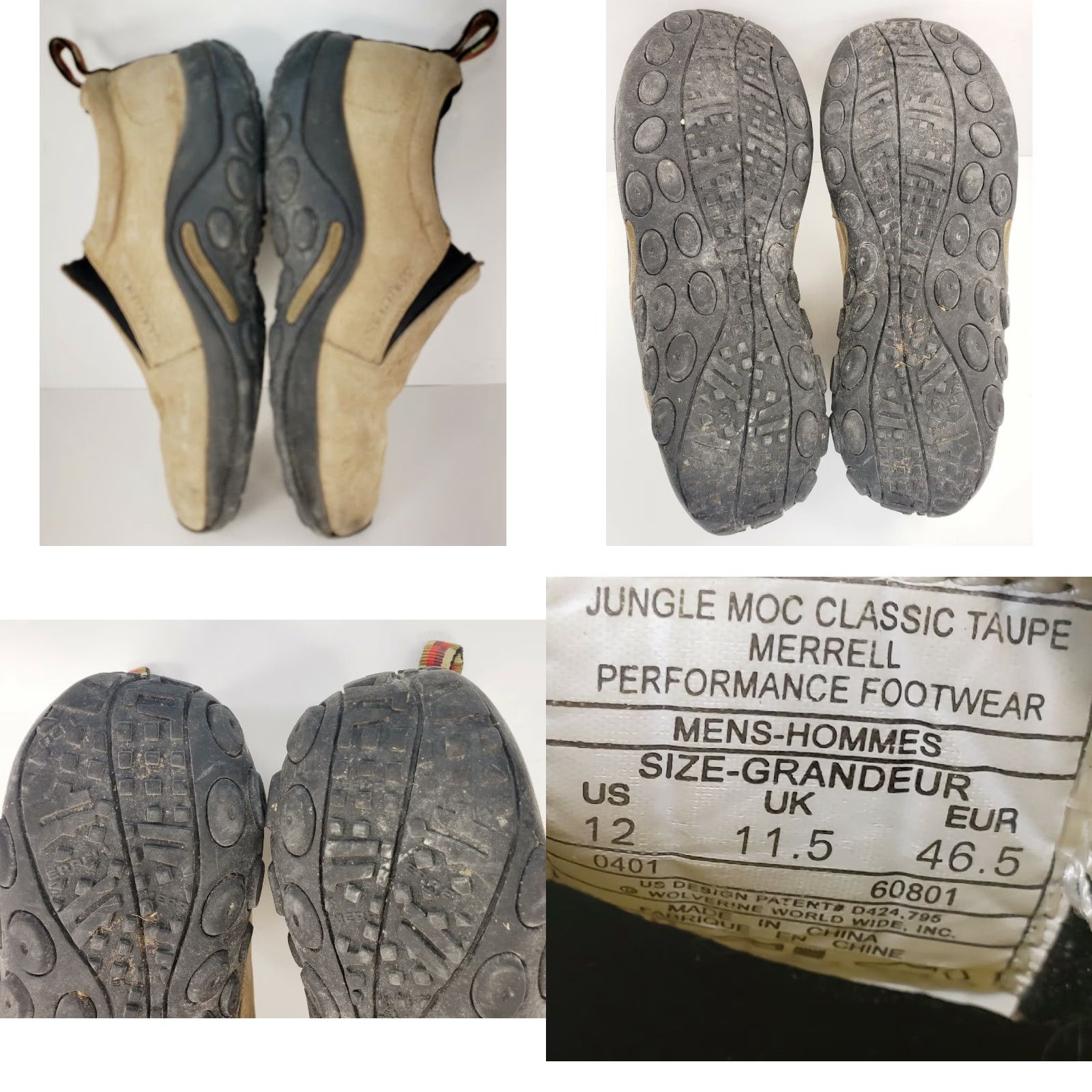 Merrell Merrell Mens Comfort Jungle Moc Taupe Slip-On Shoes Ortholite Size 12 J60801 Mens Shoes Slipper Casual Slip-On Size US 11 / EU 44 - 8 Thumbnail