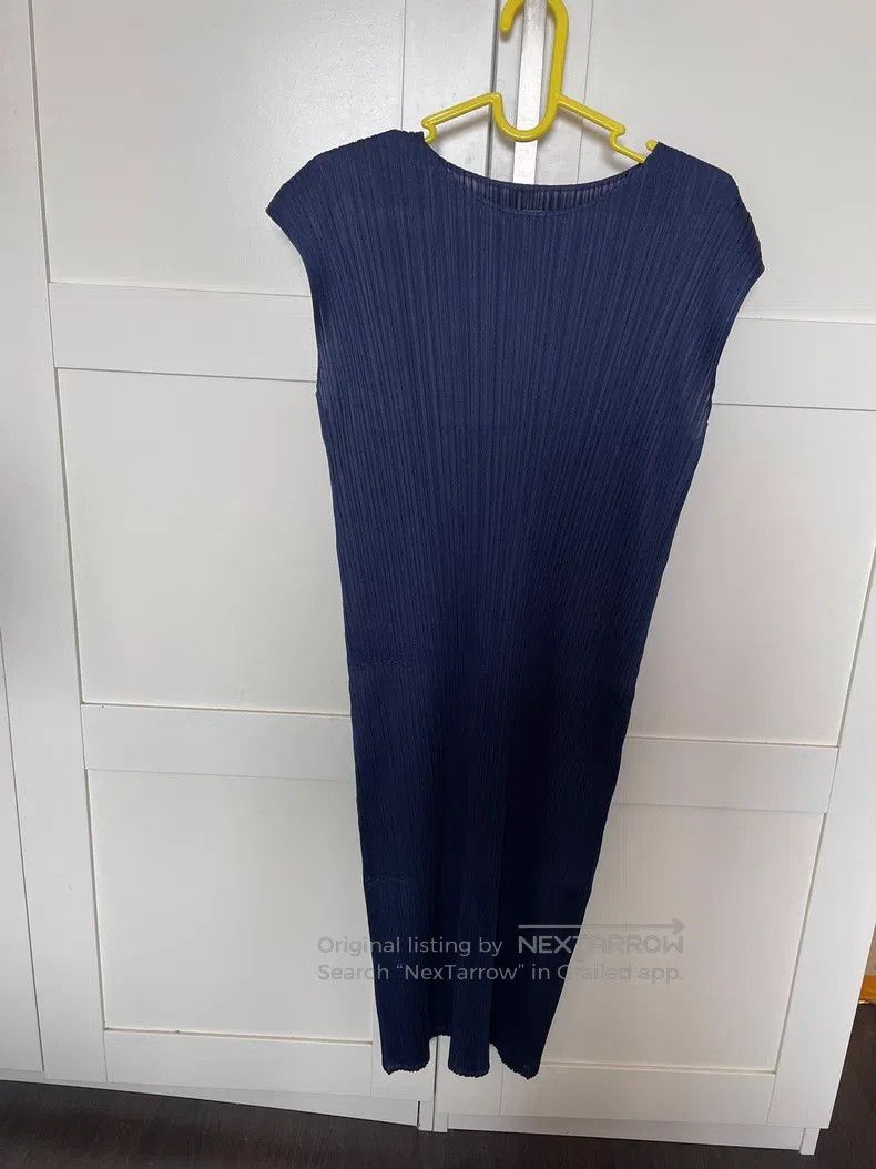 Issey Miyake Issey Miyake Midnight Blue Dress Size M / US 6-8 / IT 42-44 - 3 Thumbnail