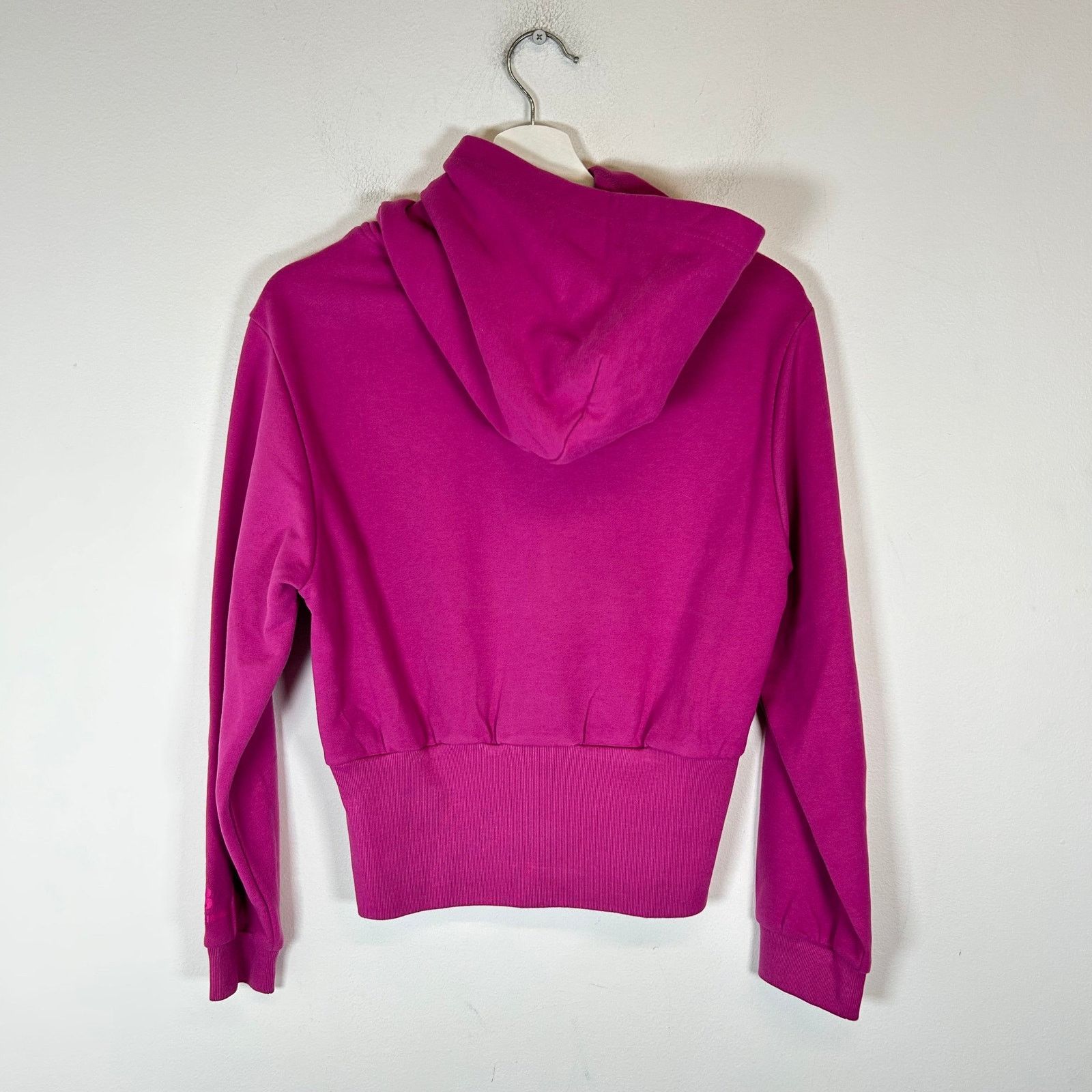 Balenciaga Balenciaga Purple Sporty B Cropped Hoodie Size L Size L / US 10 / IT 46 - 2 Thumbnail