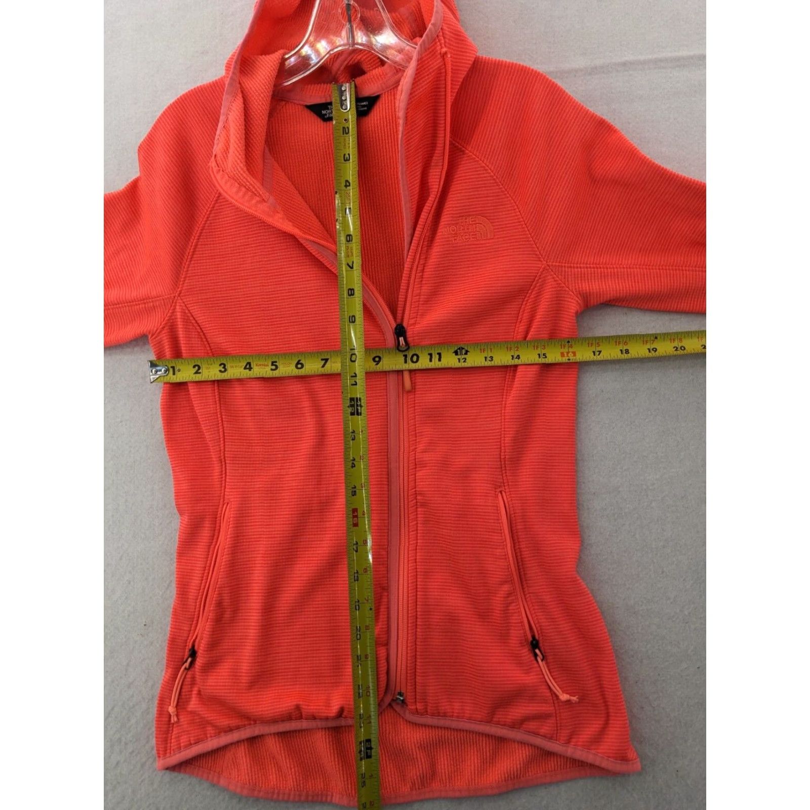 The North Face VINTAGE North Face Hoodie Womens Small Orange Full Zip Jacket Sweatshirt Size S / US 4 / IT 40 - 4 Thumbnail