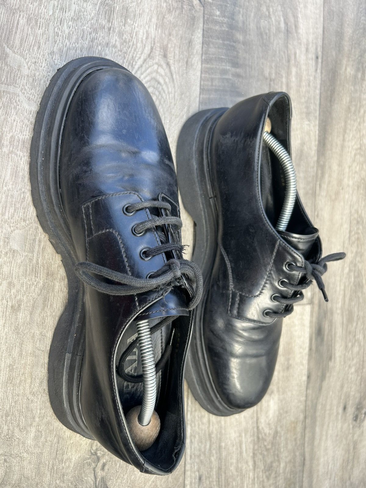 Prada Prada leather derby shoe. Size US 10 / EU 43 - 3 Thumbnail