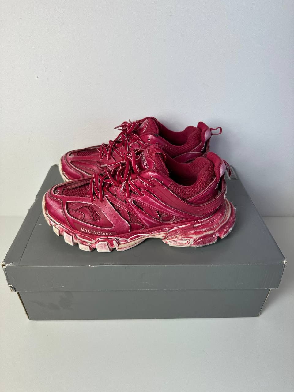 Balenciaga Balenciaga Track Red/white Size US 7 / EU 40 - 1 Thumbnail