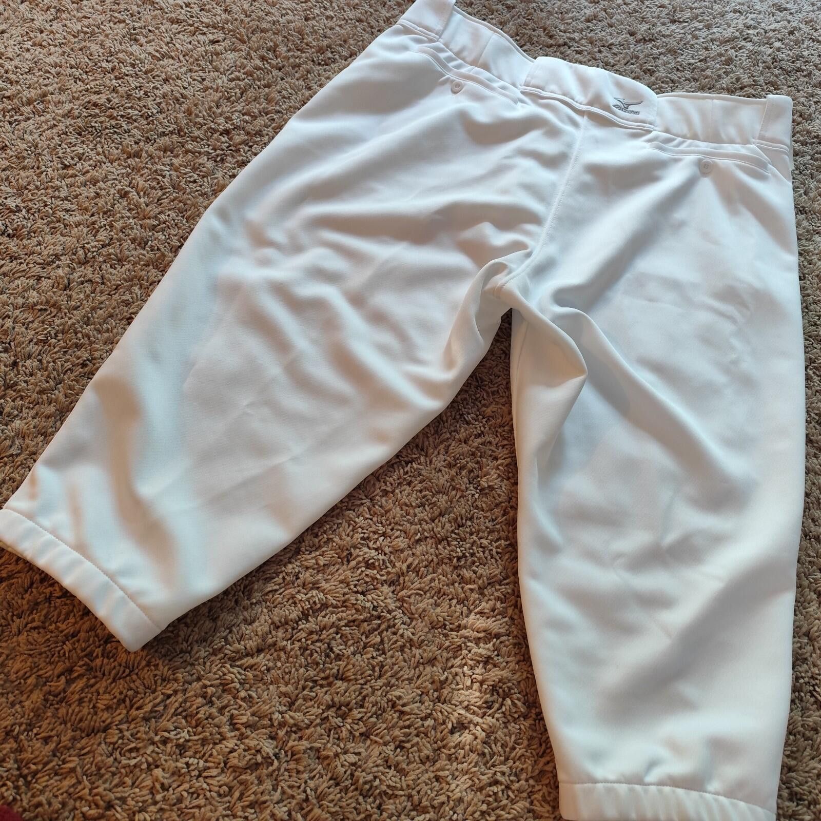 Mizuno Mizuno Baseball Short Pants Adult White Size XXL Size ONE SIZE - 7 Thumbnail