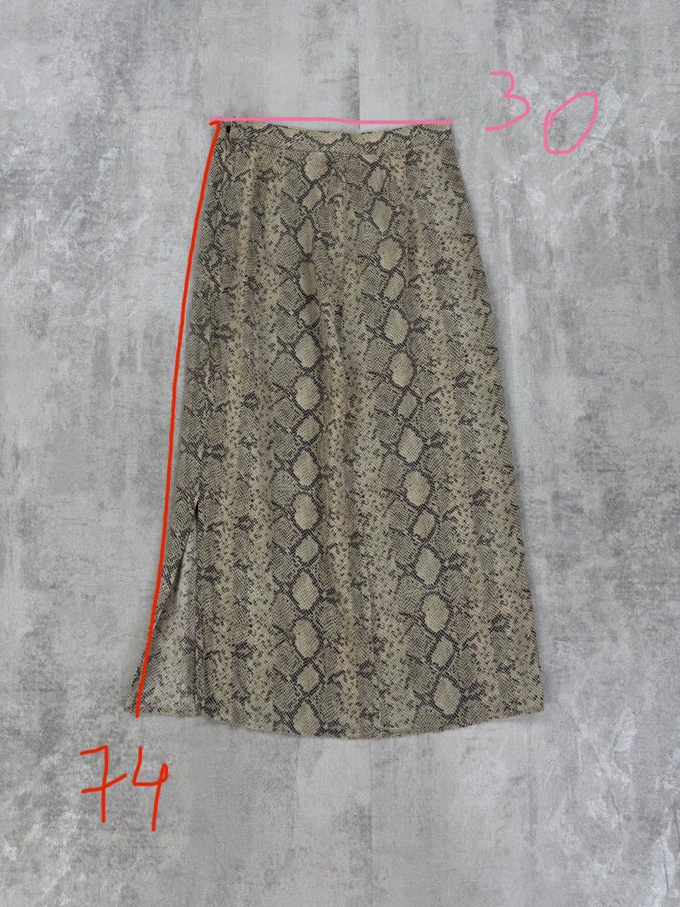 rokh Rokh Snake Skirt Midi Avant Garde Style Womens Size Size 24" / US 00 / IT 34 - 6 Thumbnail