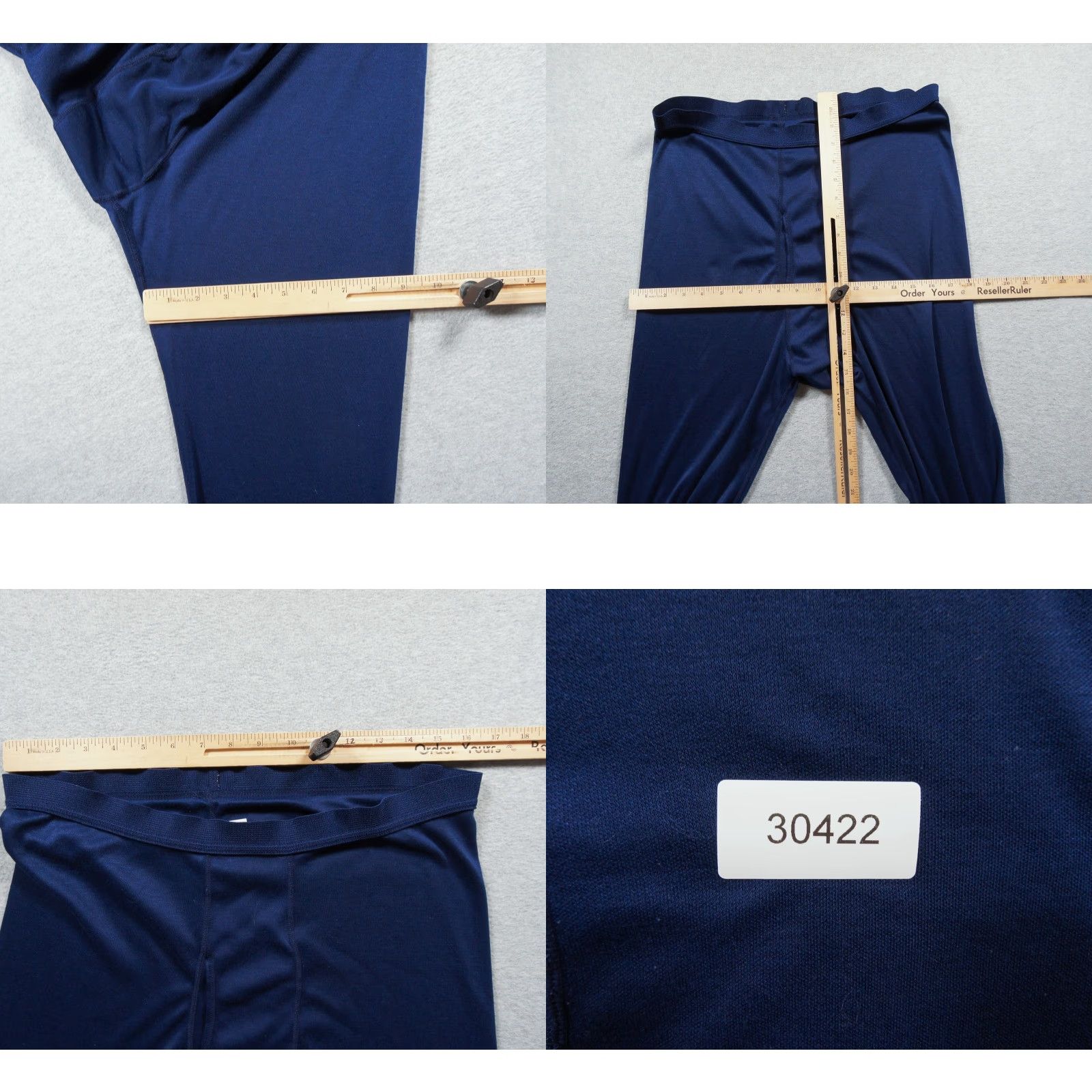 Patagonia VINTAGE Patagonia Pants Mens Large Blue Capilene Base Layer Outdoors Adult FLAW* Size US 33 - 9 Thumbnail