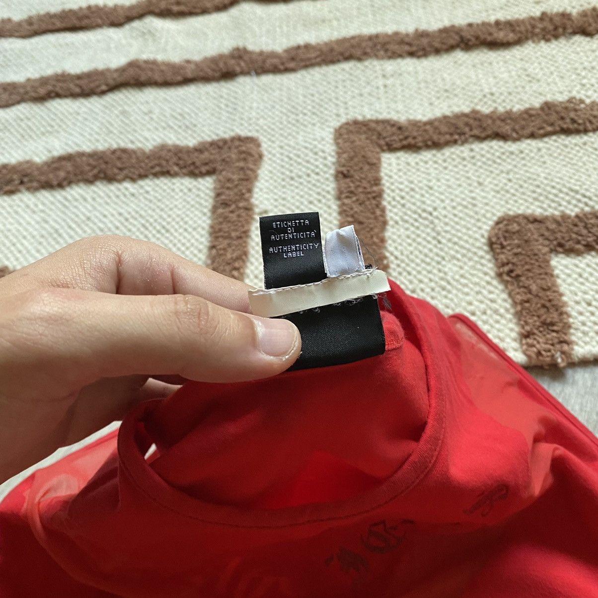 Versace Jeans Couture VERSACE Y2K X MESH RED TANK TOP Size M / US 6-8 / IT 42-44 - 6 Thumbnail