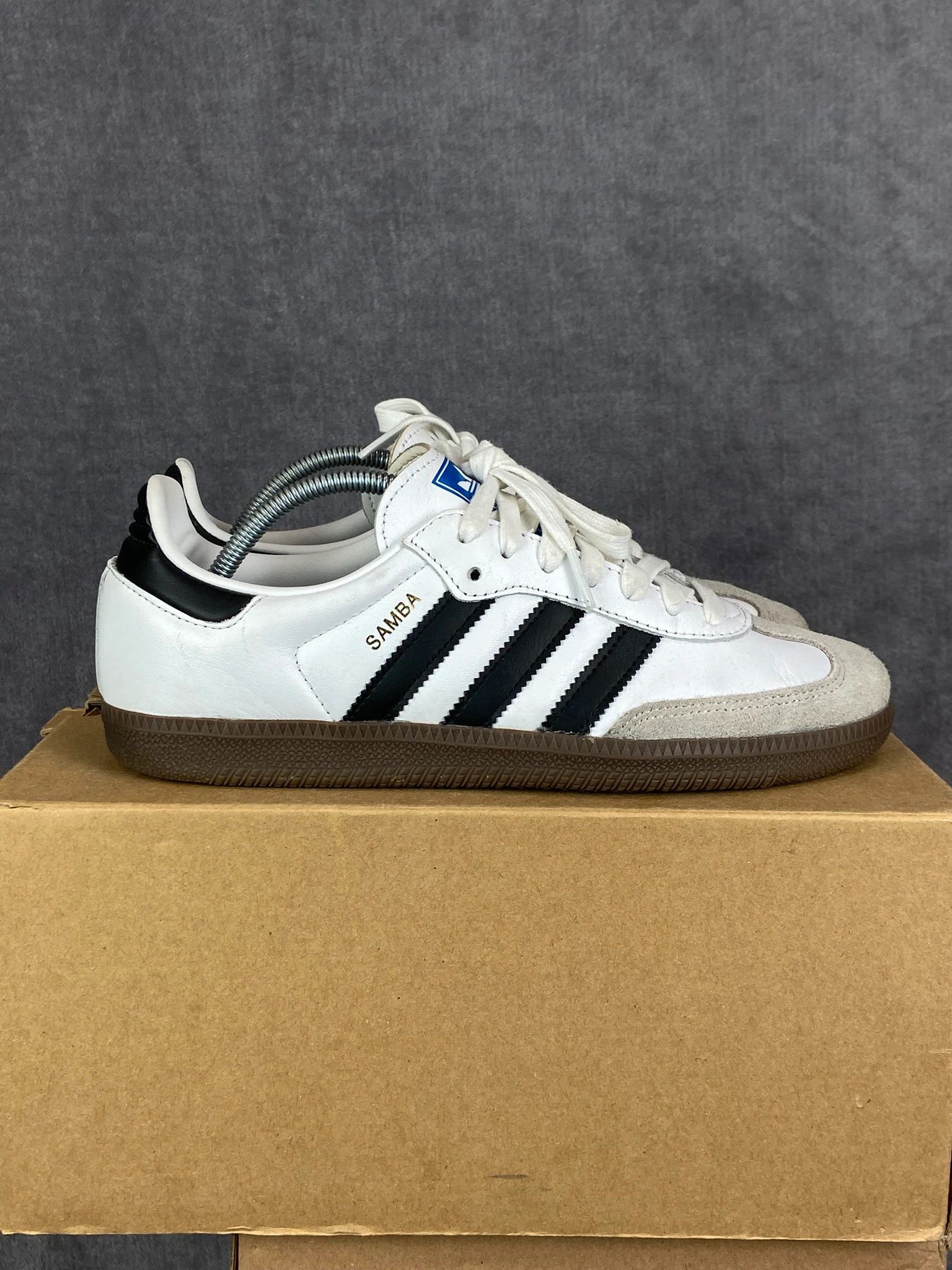 Adidas Adidas Samba OG Grey Sneakers Size 40 Size US 7 / EU 40 - 5 Thumbnail