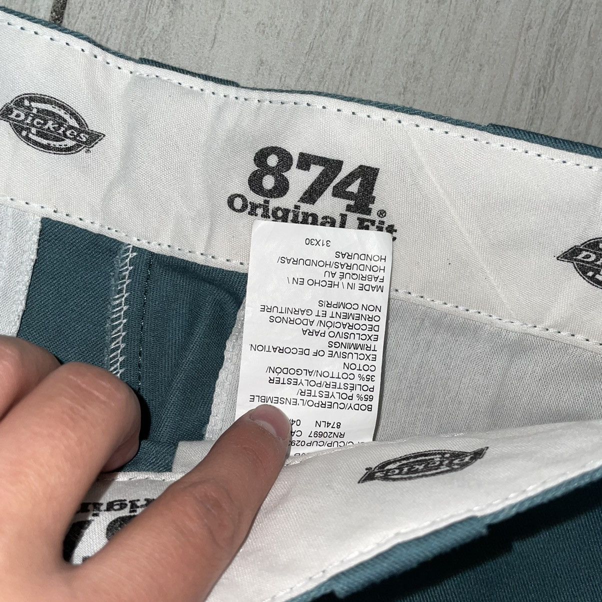 Dickies Dickies Teal 874 Original Fit Size US 31 - 2 Thumbnail
