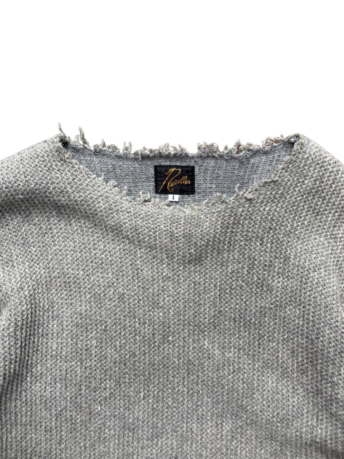 Needles Needles Cut Off Waffle Knit Sweater Raw Hem S Size S / US 4 / IT 40 - 2 Thumbnail