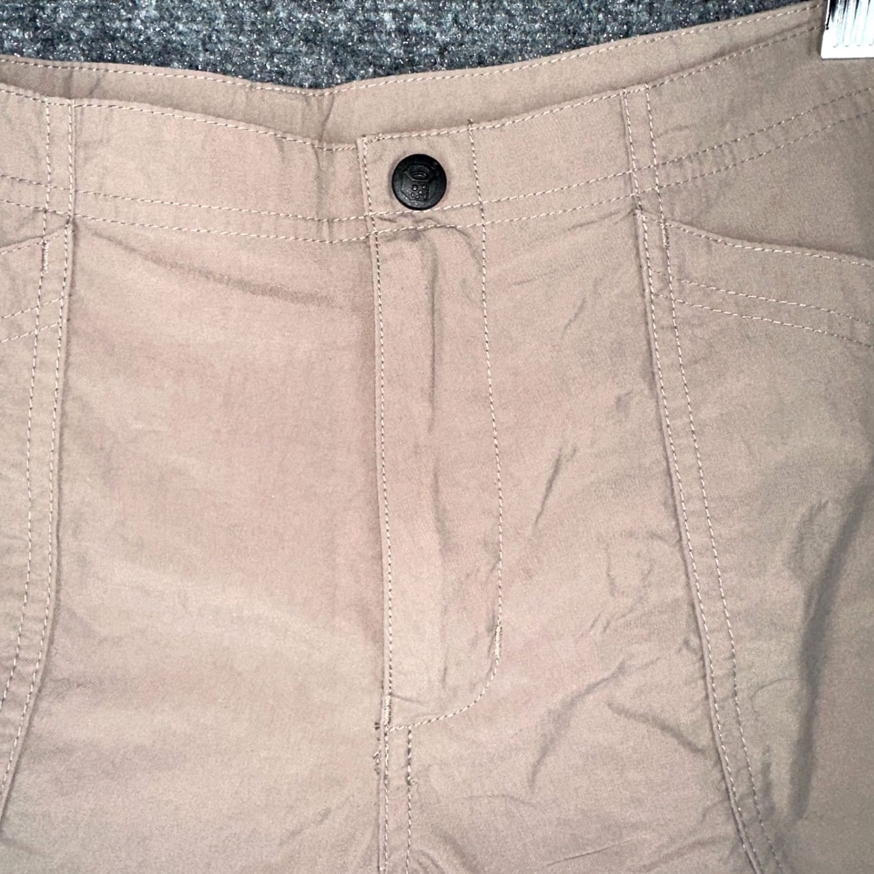 Mountain Hardwear VINTAGE Mountain Hardwear Pants Womens 8 Brown Nylon Zip Fly Pockets Logo Crop Size 30" / US 8 / IT 44 - 4 Thumbnail