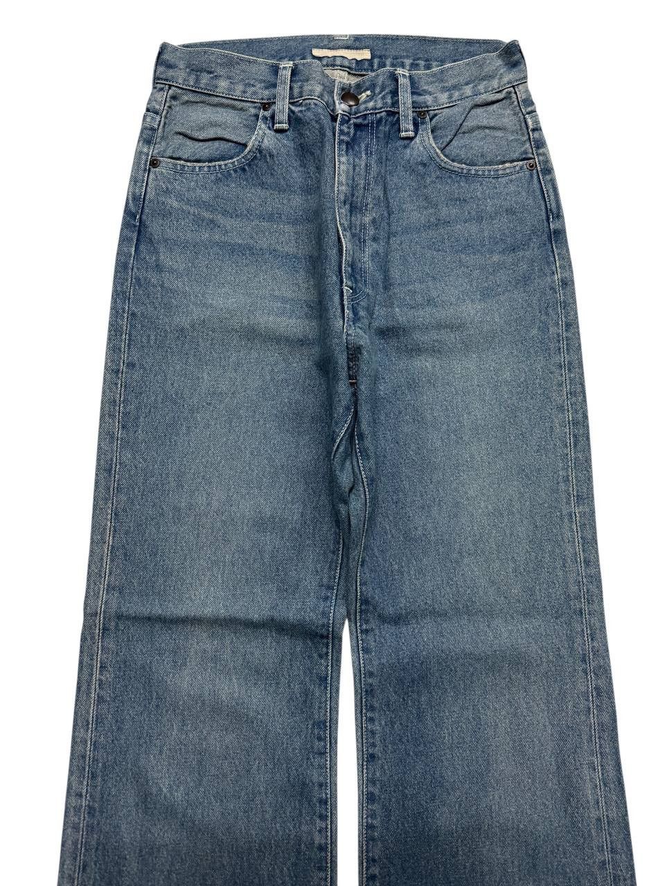 Vintage 💥Flared Baggy💥Made In Japan 90s Stoned Washed Classic Jeans Size US 26 / EU 42 - 3 Thumbnail