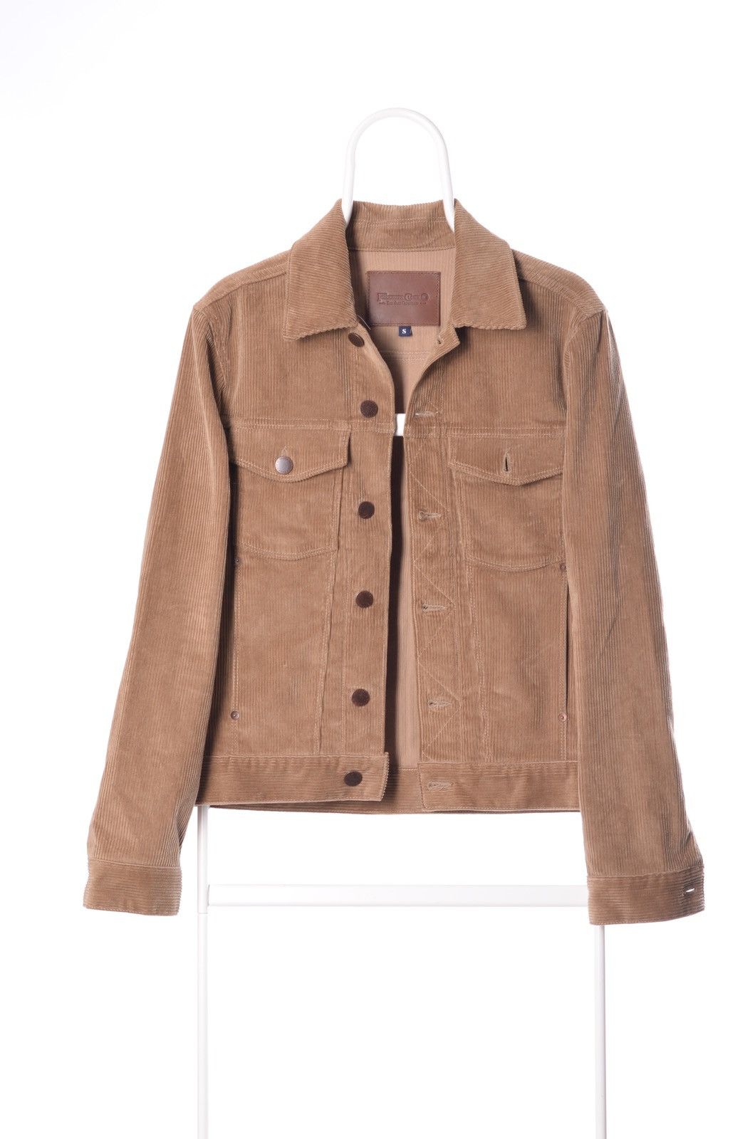 image of Freenote Cloth Classic Jacket Corduroy Trucker Size S in Beige, Men's