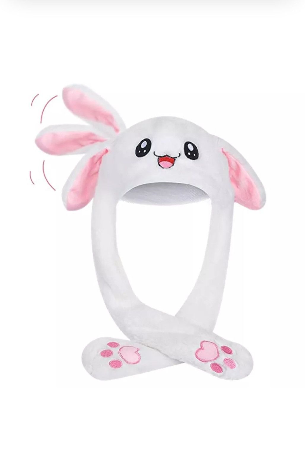 Other Funny Bunny Plush Hat w/Moving Ears Cute Gift 4 Women Girls Size ONE SIZE - 4 Thumbnail