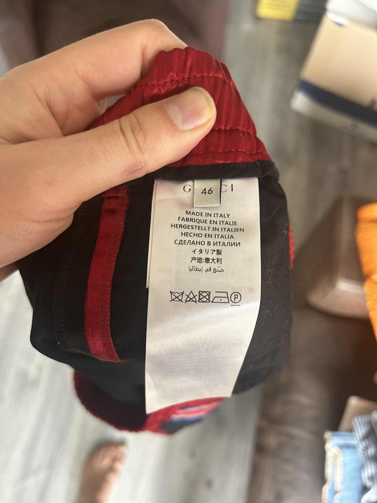 Gucci Gucci Japanese Acetate with Embroidered Tide/Mix Shorts Size US 30 / EU 46 - 8 Thumbnail