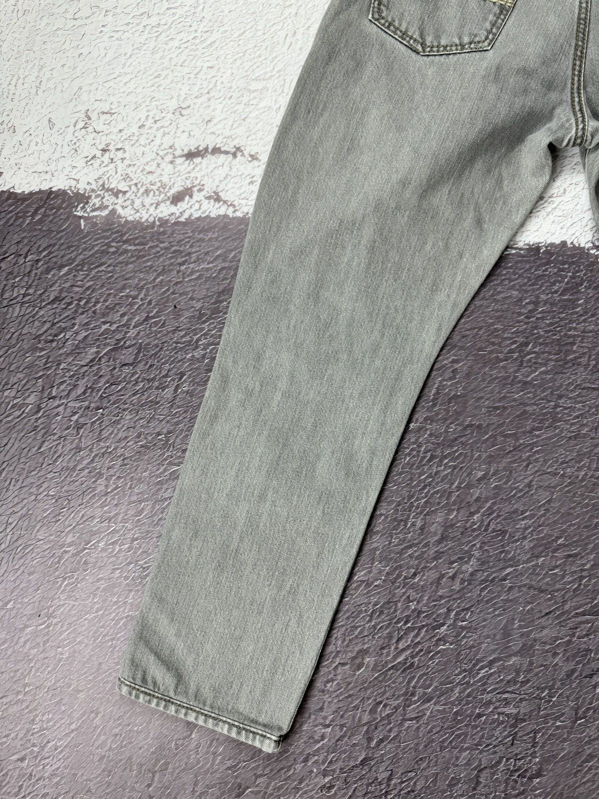 Jacob Cohen Jacob Cohen grey luxury denim handmade Japanese fabric jeans Size US 31 - 18 Thumbnail