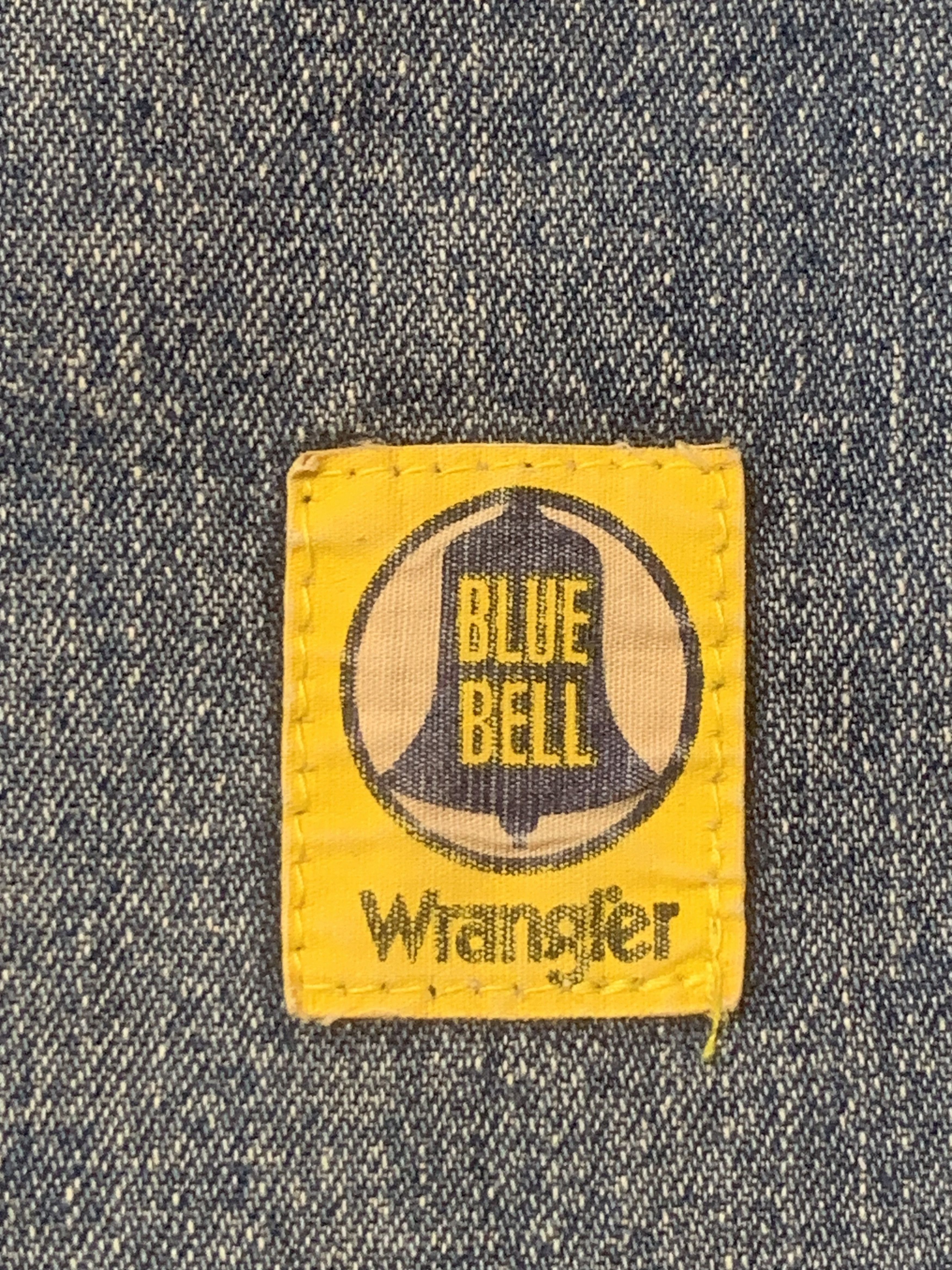 Vintage × Wrangler Rare Design Vintage Wrangler Dungarees Blu Bell Denim Jacket Size US M / EU 48-50 / 2 - 7 Thumbnail