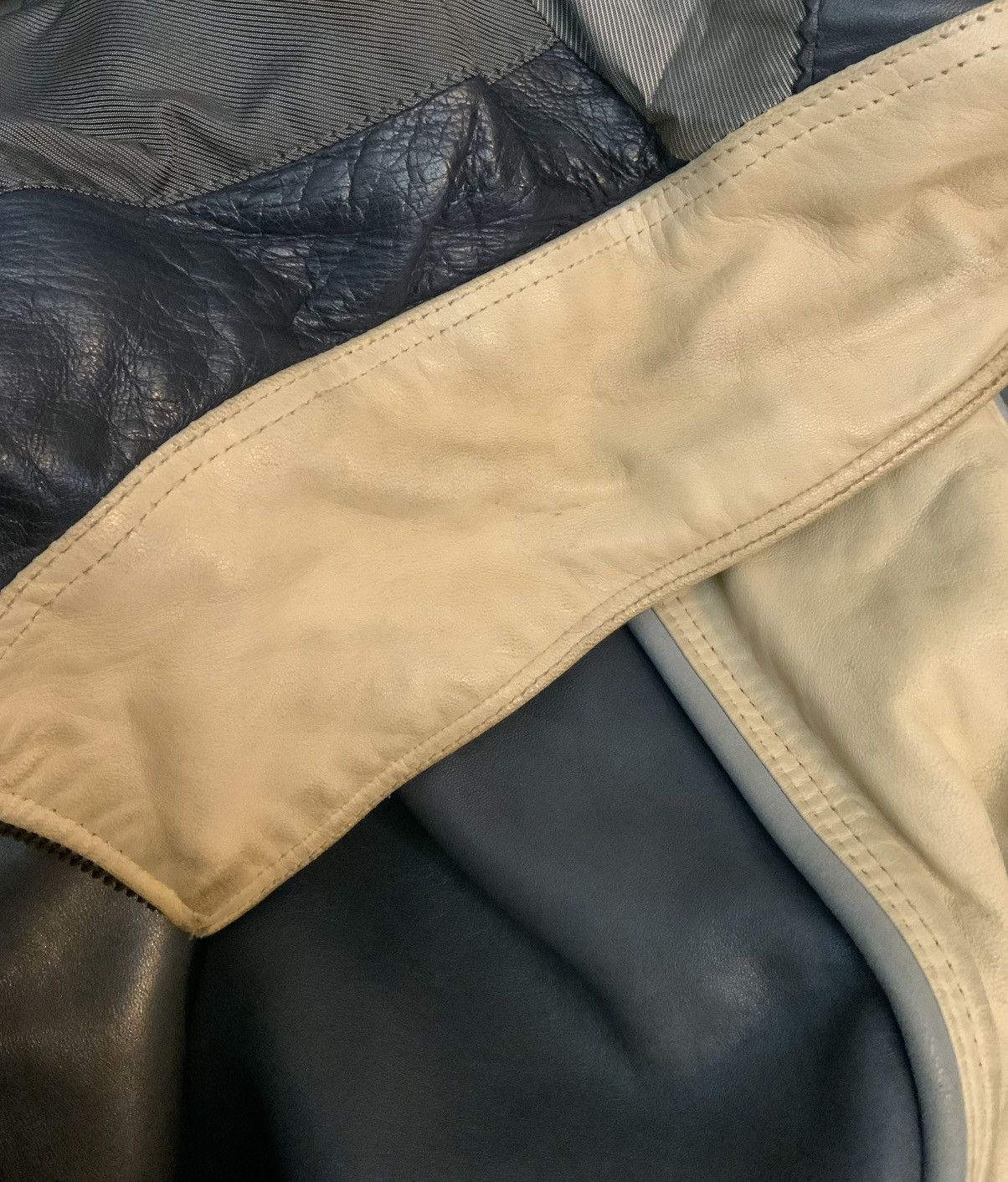 Marc Buchanan Vintage 90s Marc Buchanan Racer Motorcycle Leather Jacket Size US XL / EU 56 / 4 - 12 Thumbnail
