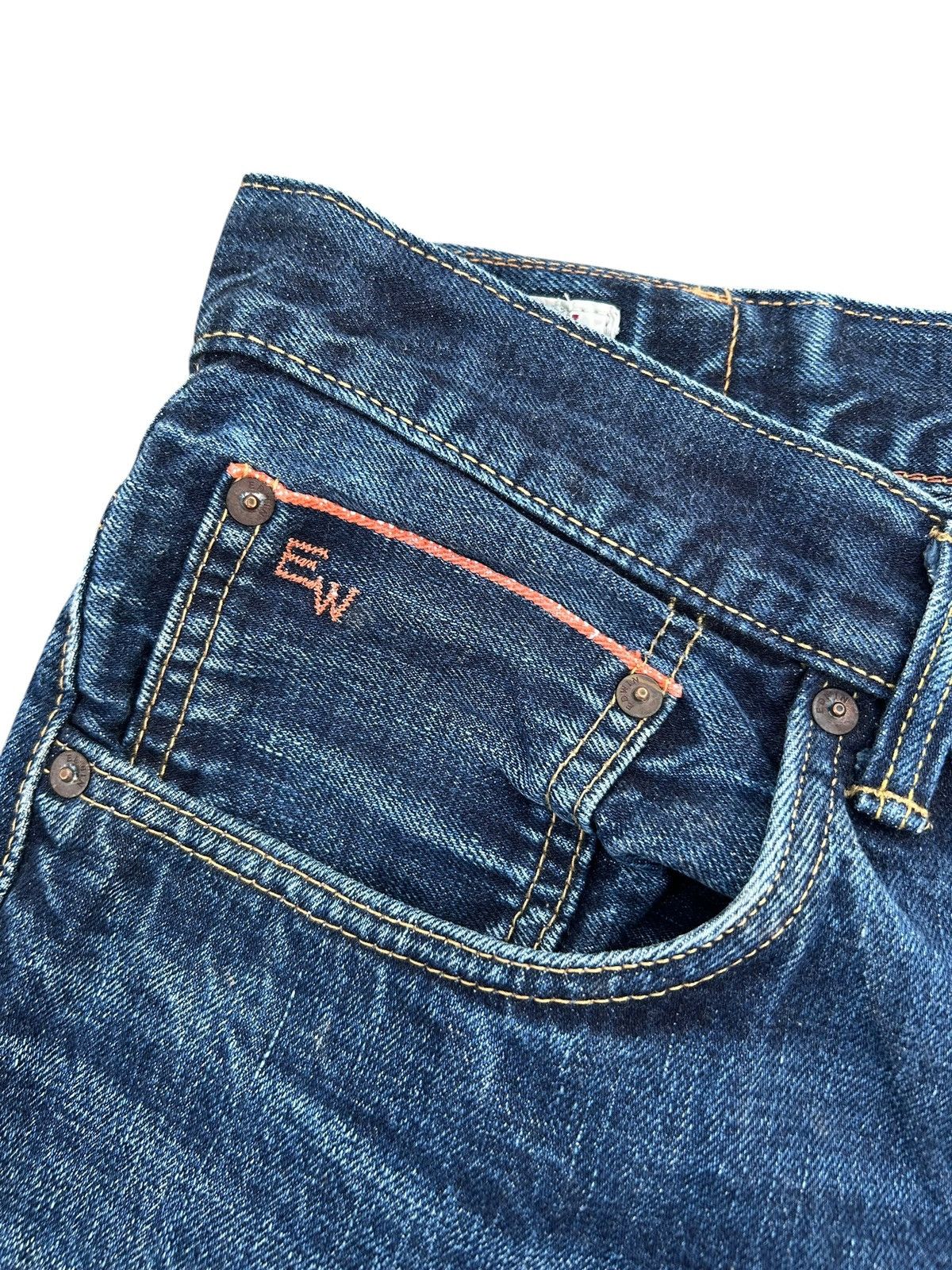 Kapital Vintage Edwin 505Z Selvedge Distressed Denim Jeans Size US 38 / EU 54 - 6 Thumbnail