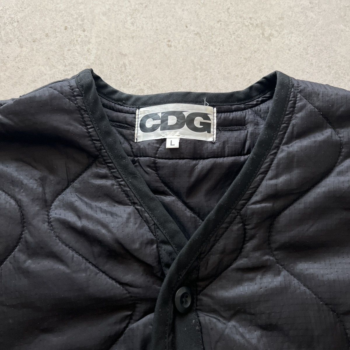 Alpha Industries × CDG by Comme des Garcons Vintage 00s CDG Alpha Industries Liner Jacket Size US L / EU 52-54 / 3 - 7 Thumbnail