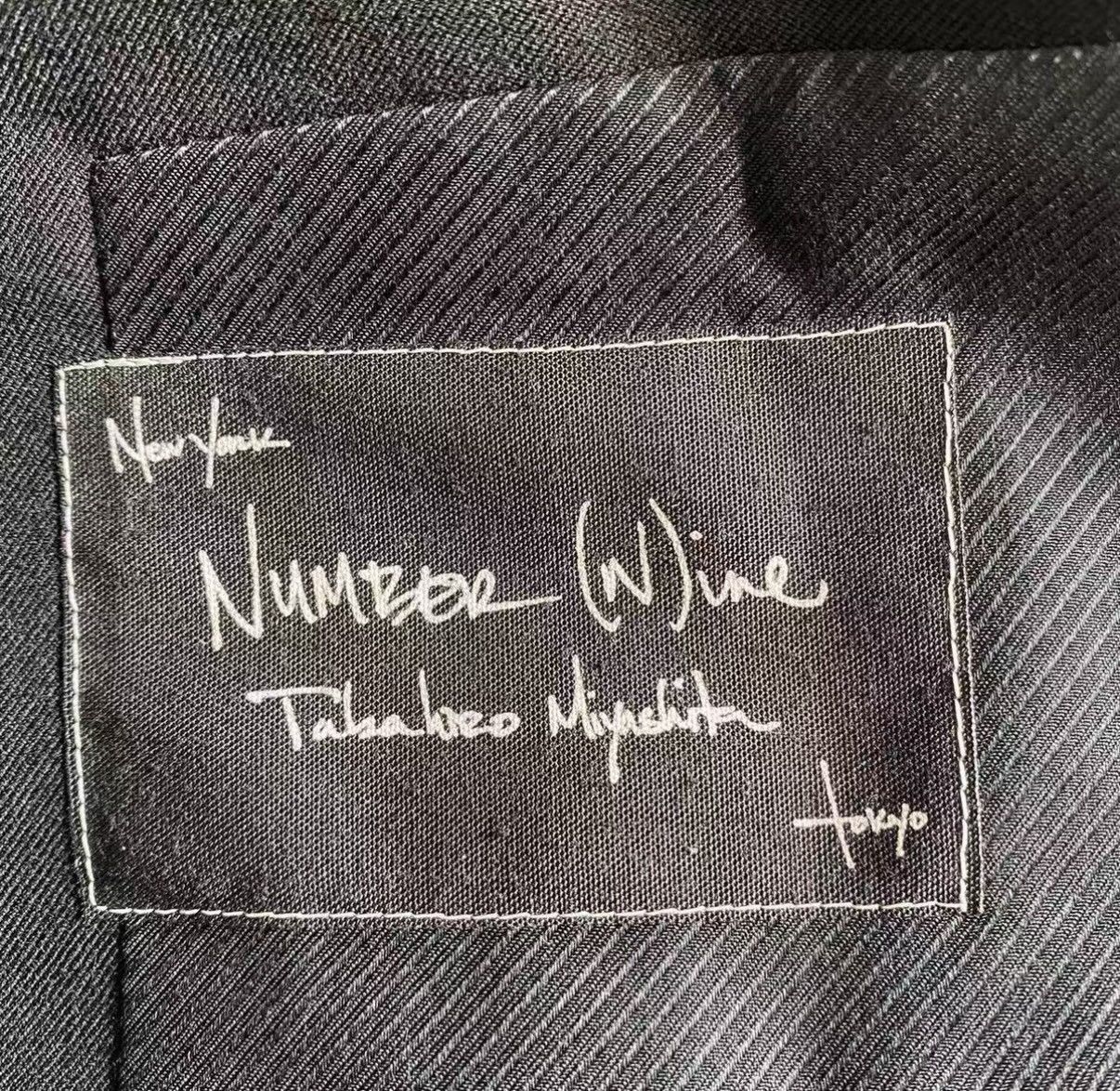 Number (N)ine Number (N)ine 06AW Noir Patch Notched Lapel Suit Jacket Size 40L - 6 Thumbnail